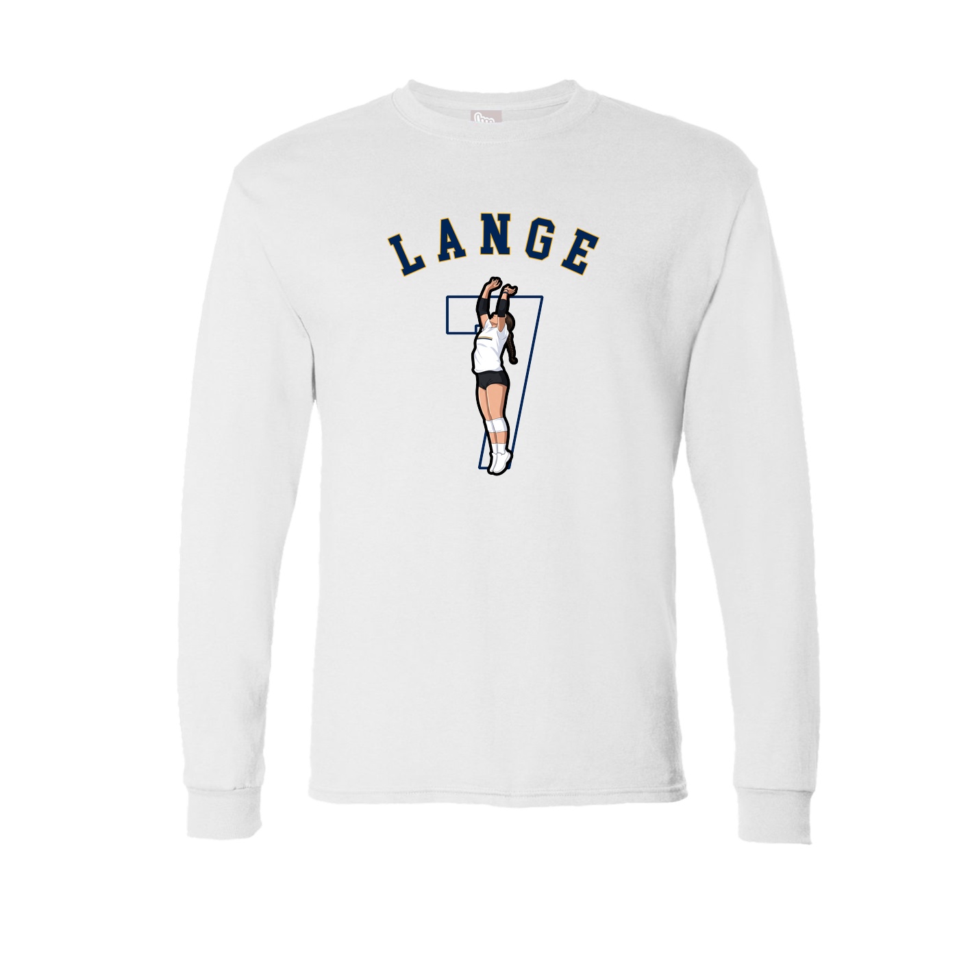 Long Sleeve Tee — Shirsey Arch in White
