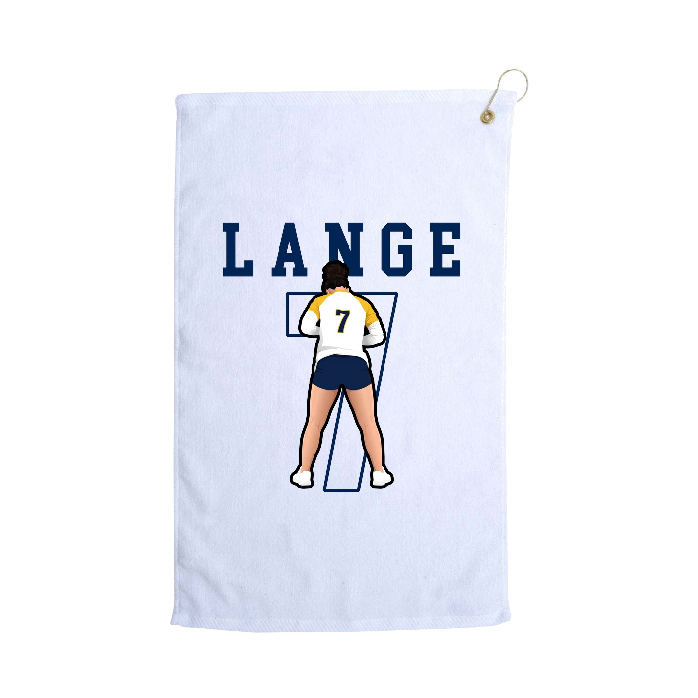 Golf Towel — Shirsey in White