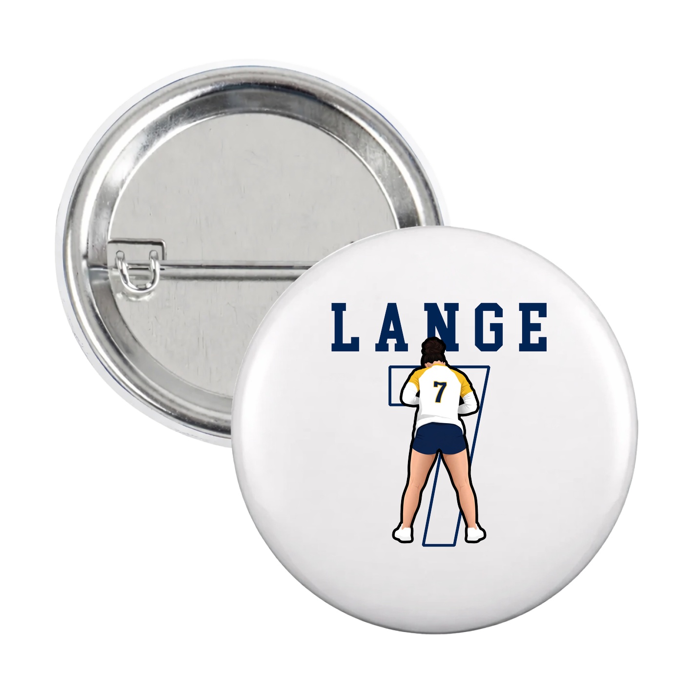 Game Day Button — Shirsey in White