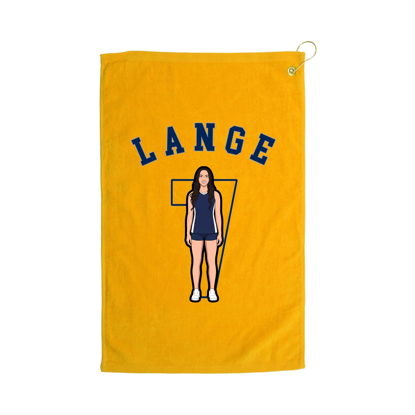 Golf Towel — Shirsey Arch in Gold