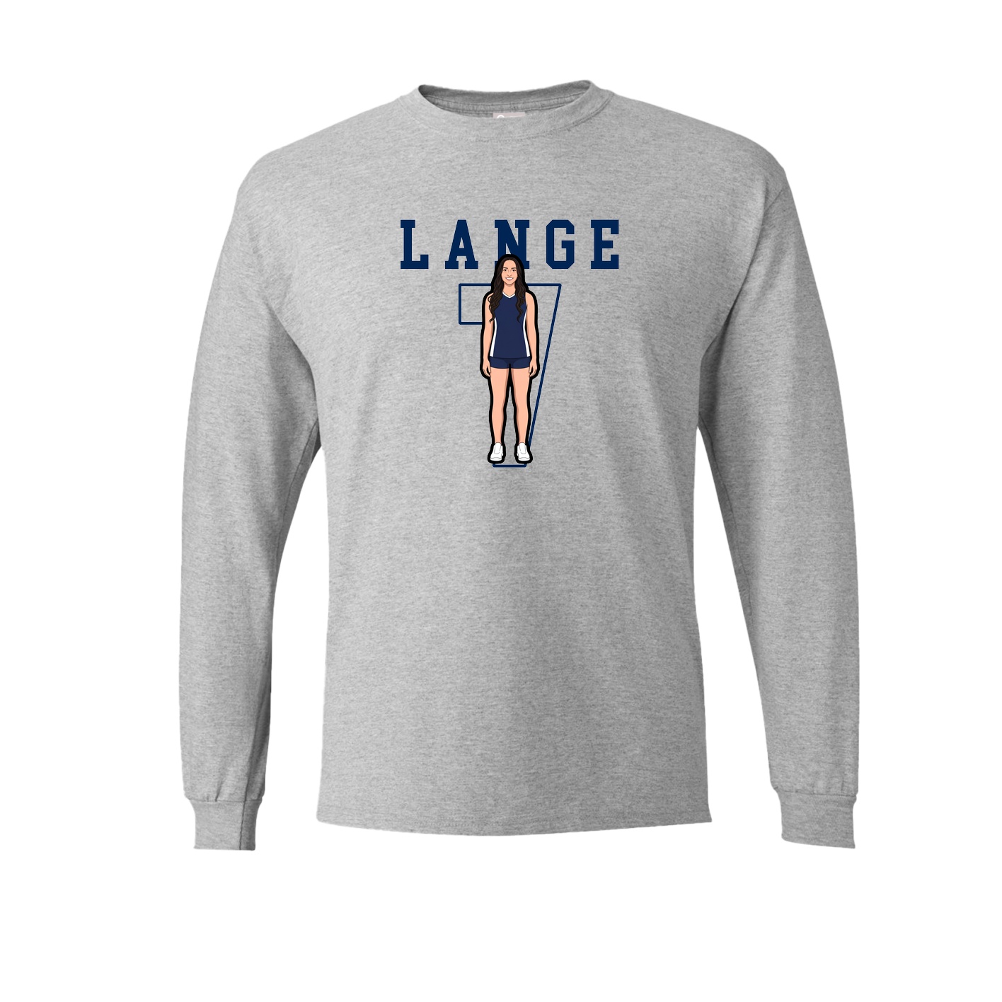 Long Sleeve Tee — Shirsey in Grey