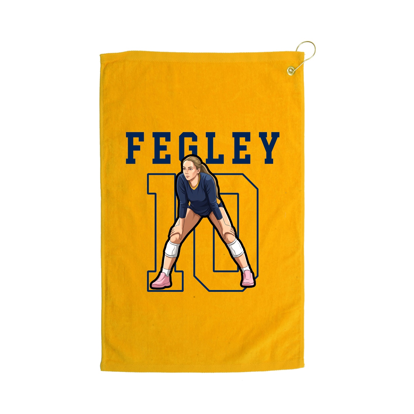Golf Towel — Shirsey in Gold