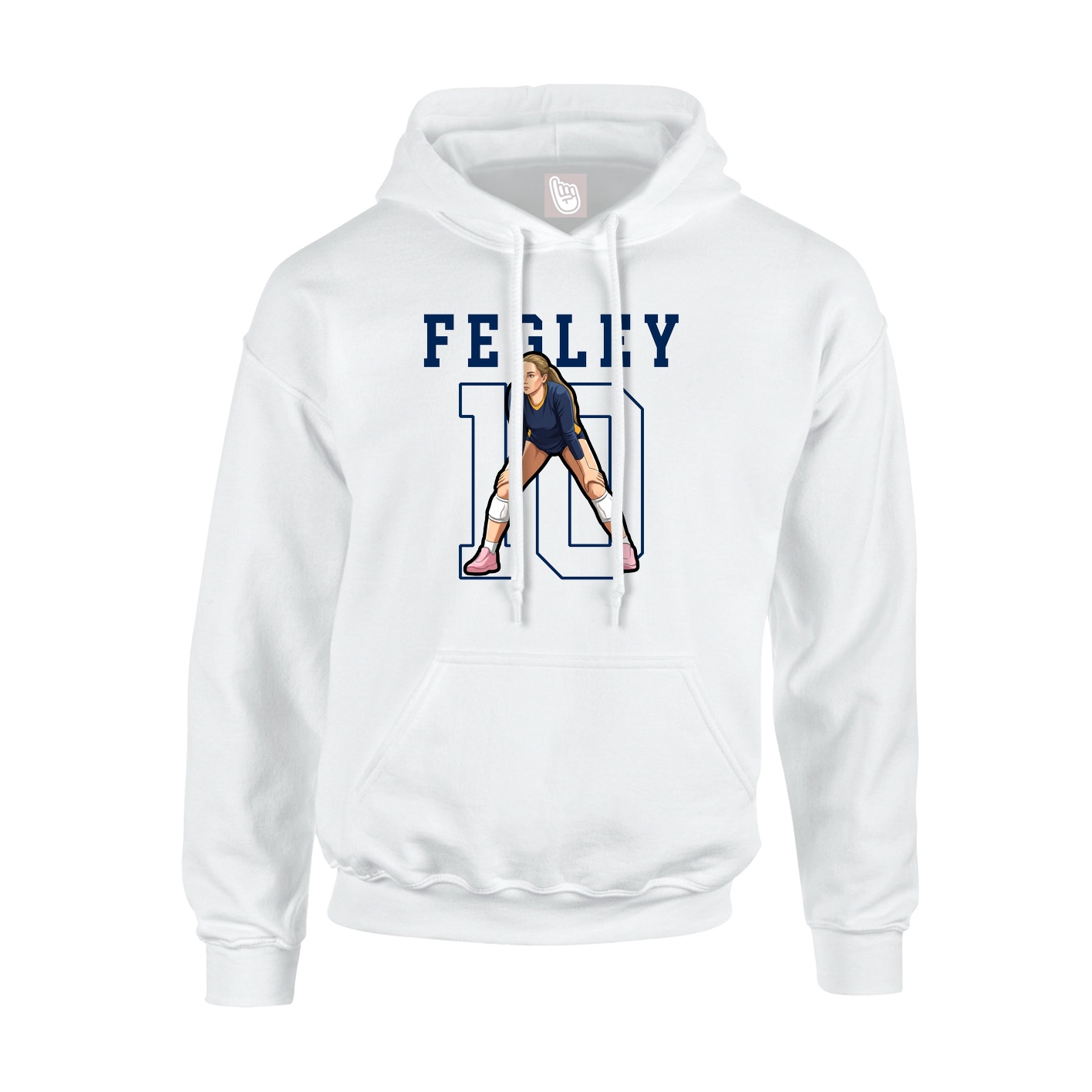 Hoodie — Shirsey in White