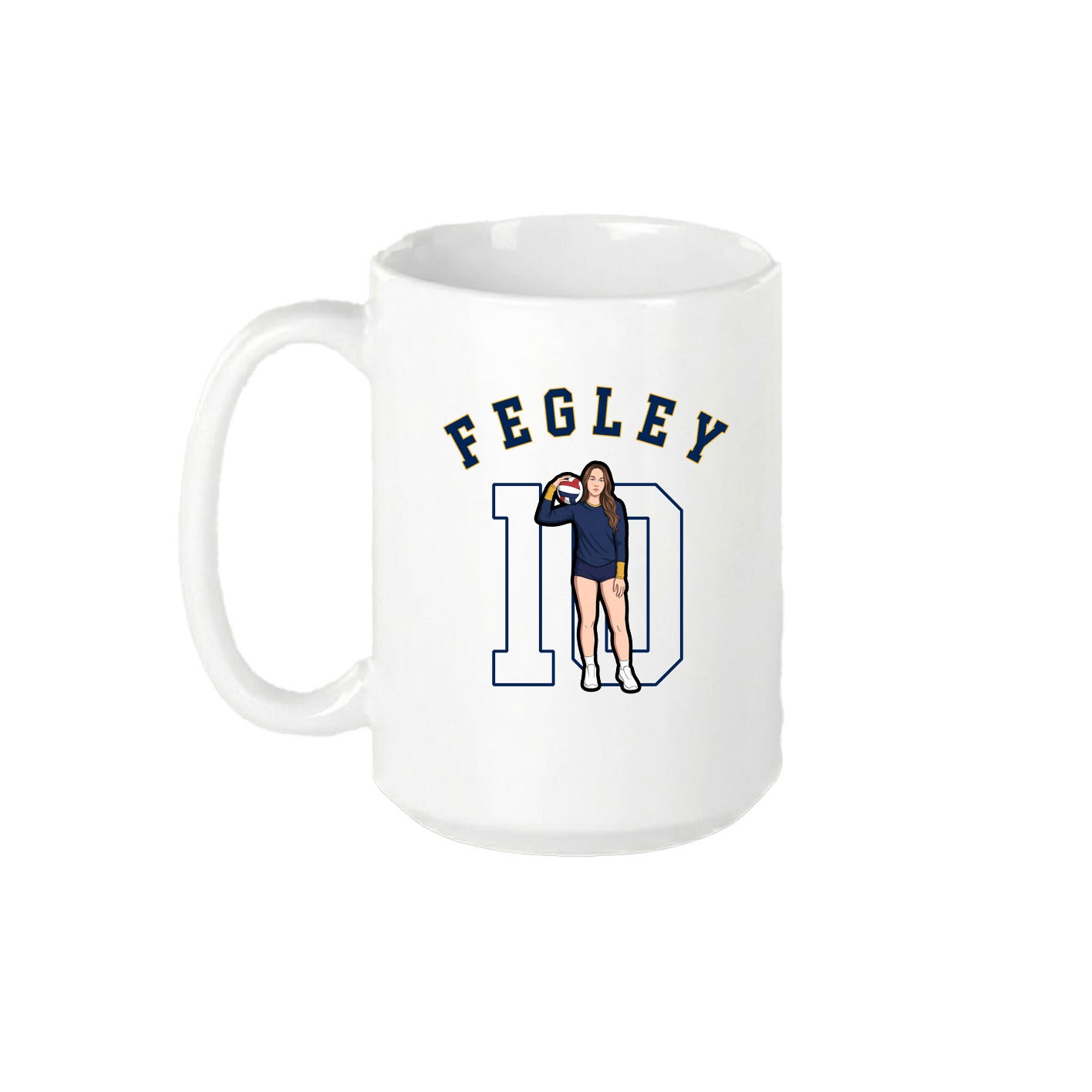15oz Coffee Mug — Shirsey Arch in White