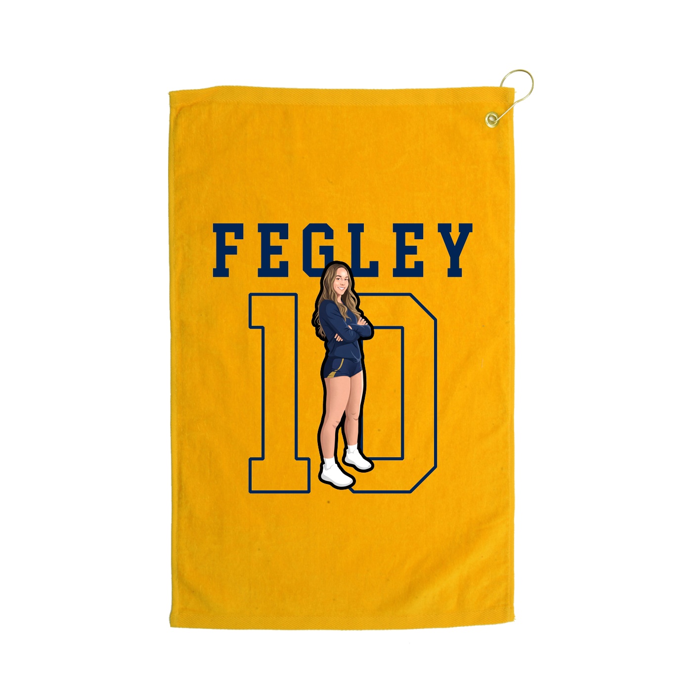 Golf Towel — Shirsey in Gold