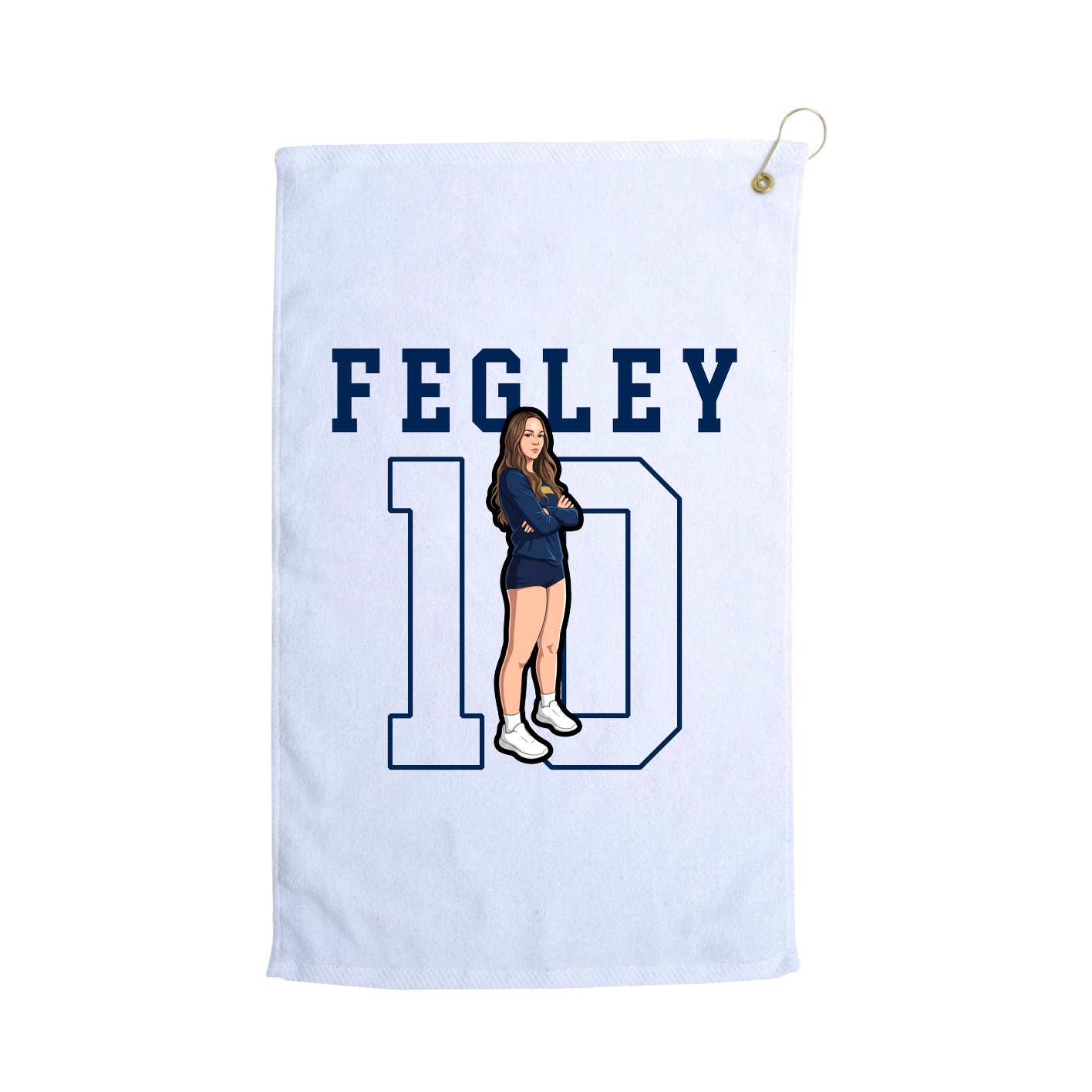 Golf Towel — Shirsey in White