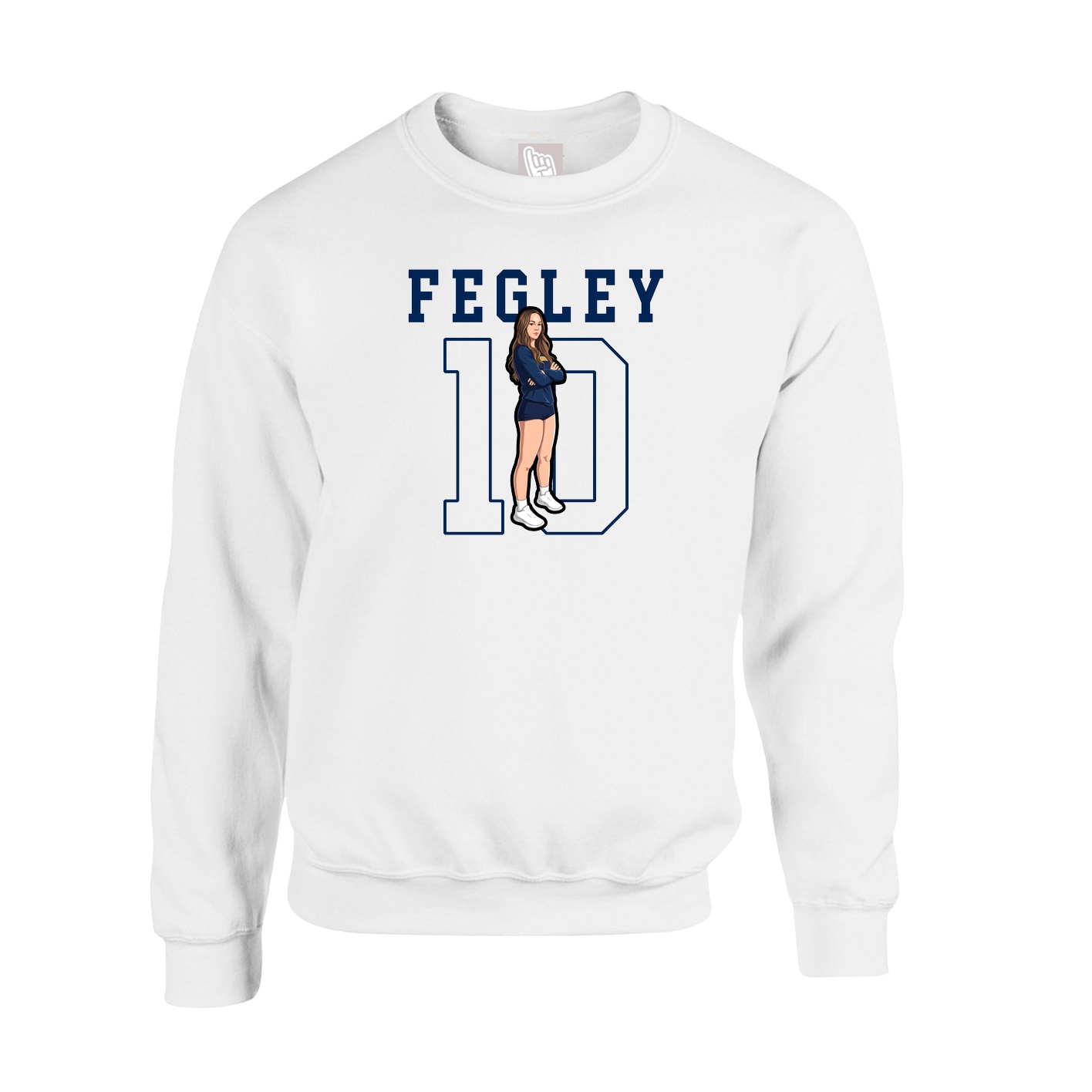Fleece Crew — Shirsey in White