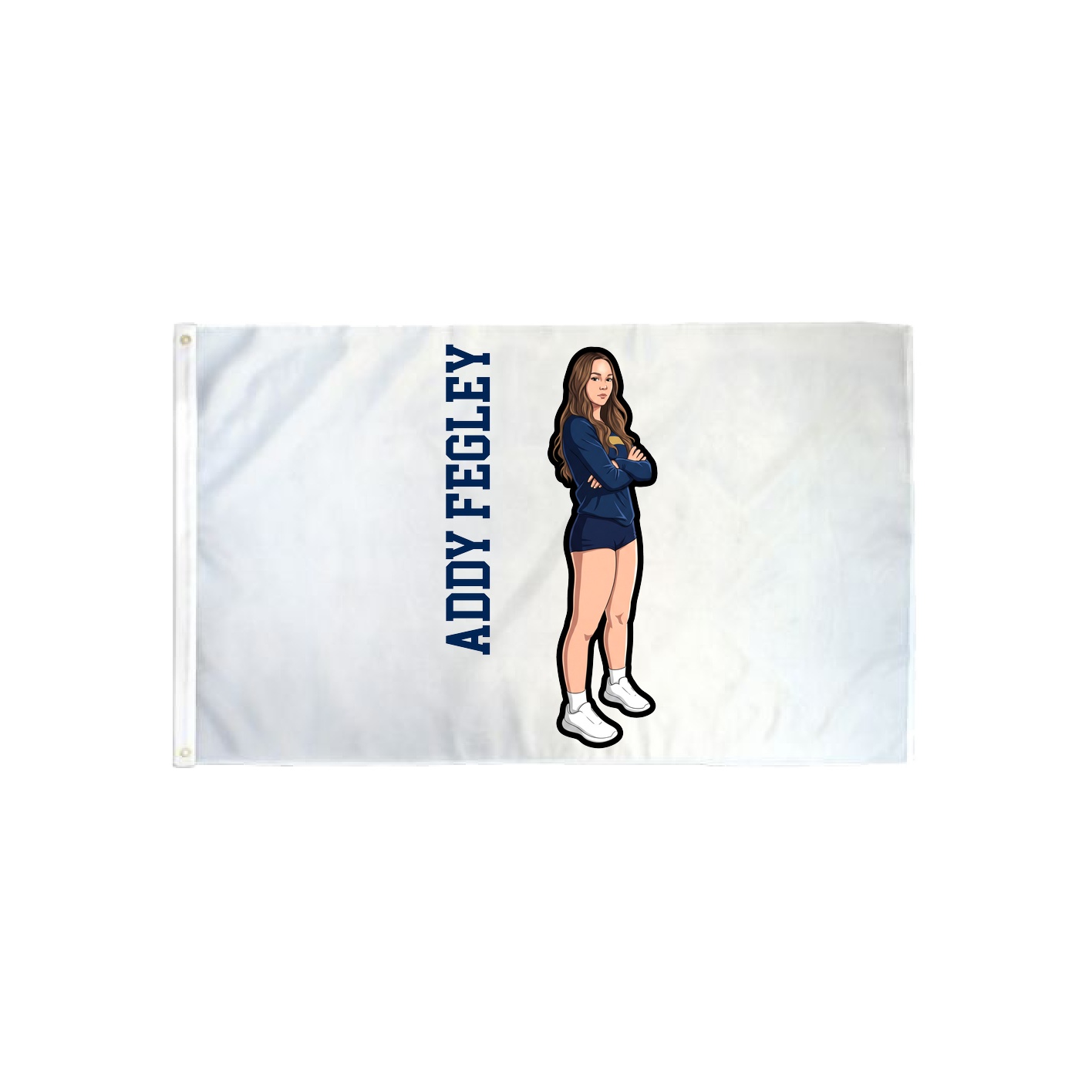 3x5 Flag — Name Vertical in Classic