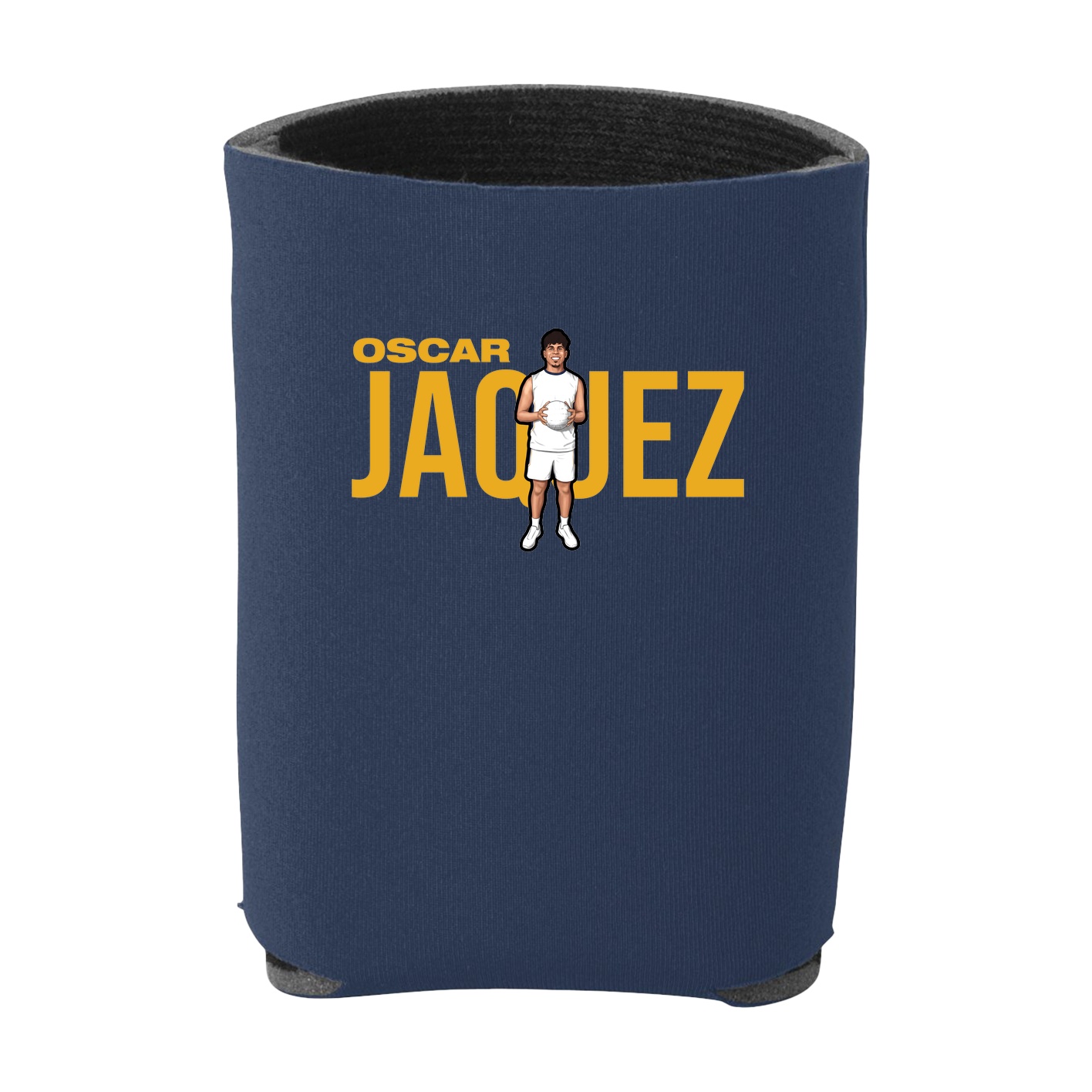 Can Holder — Player Name in Navy