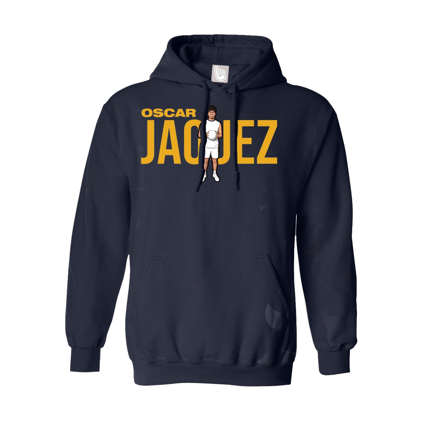 Youth Hoodie — Player Name in Navy