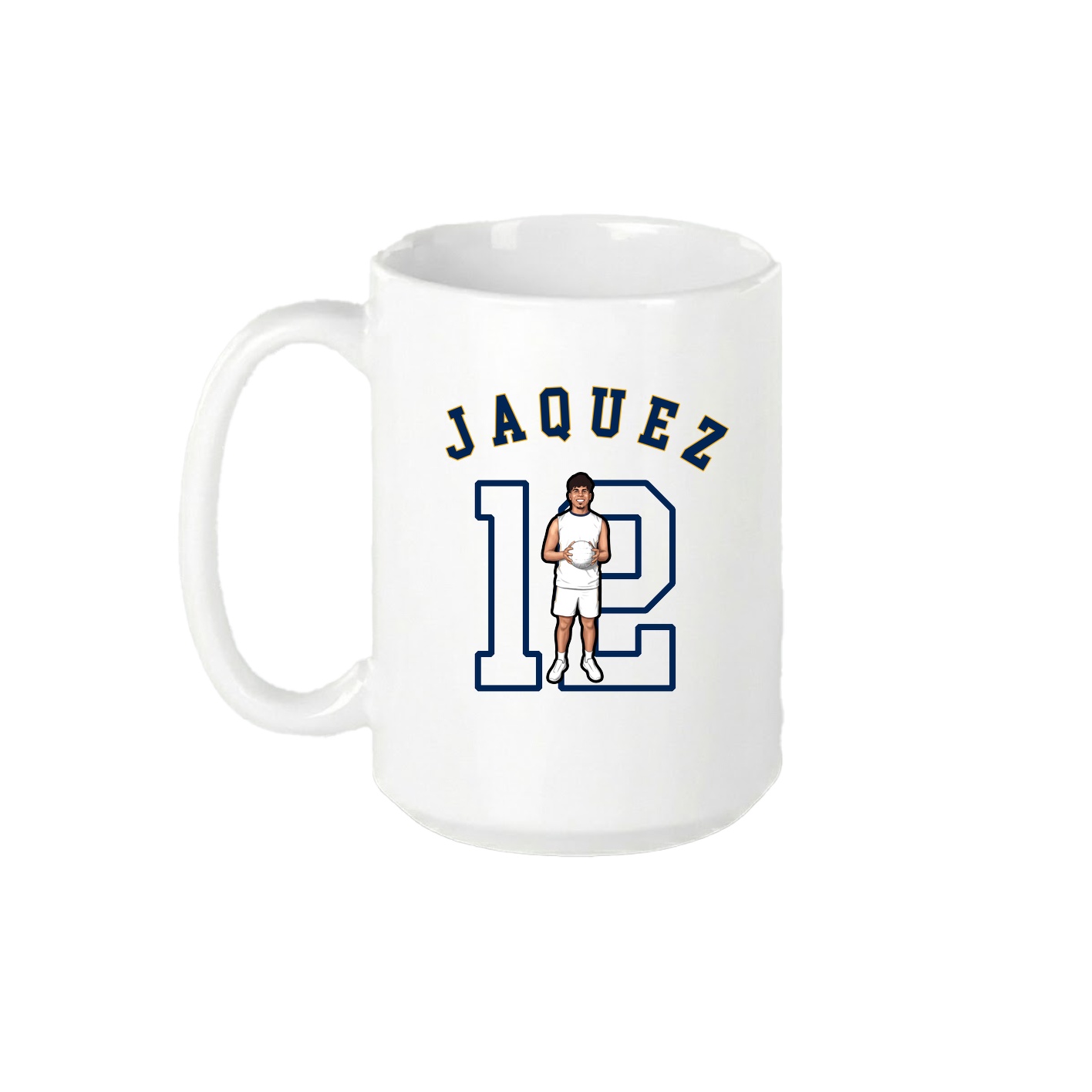 15oz Coffee Mug — Shirsey Arch in White
