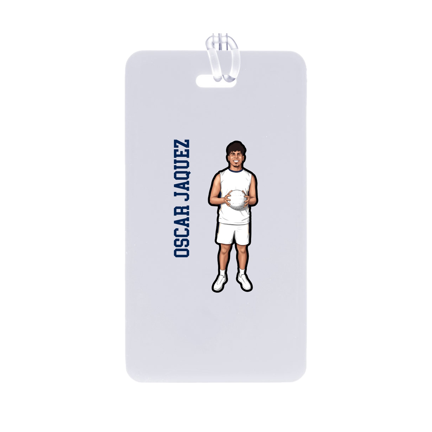 Bag Tag — Name Vertical in Classic