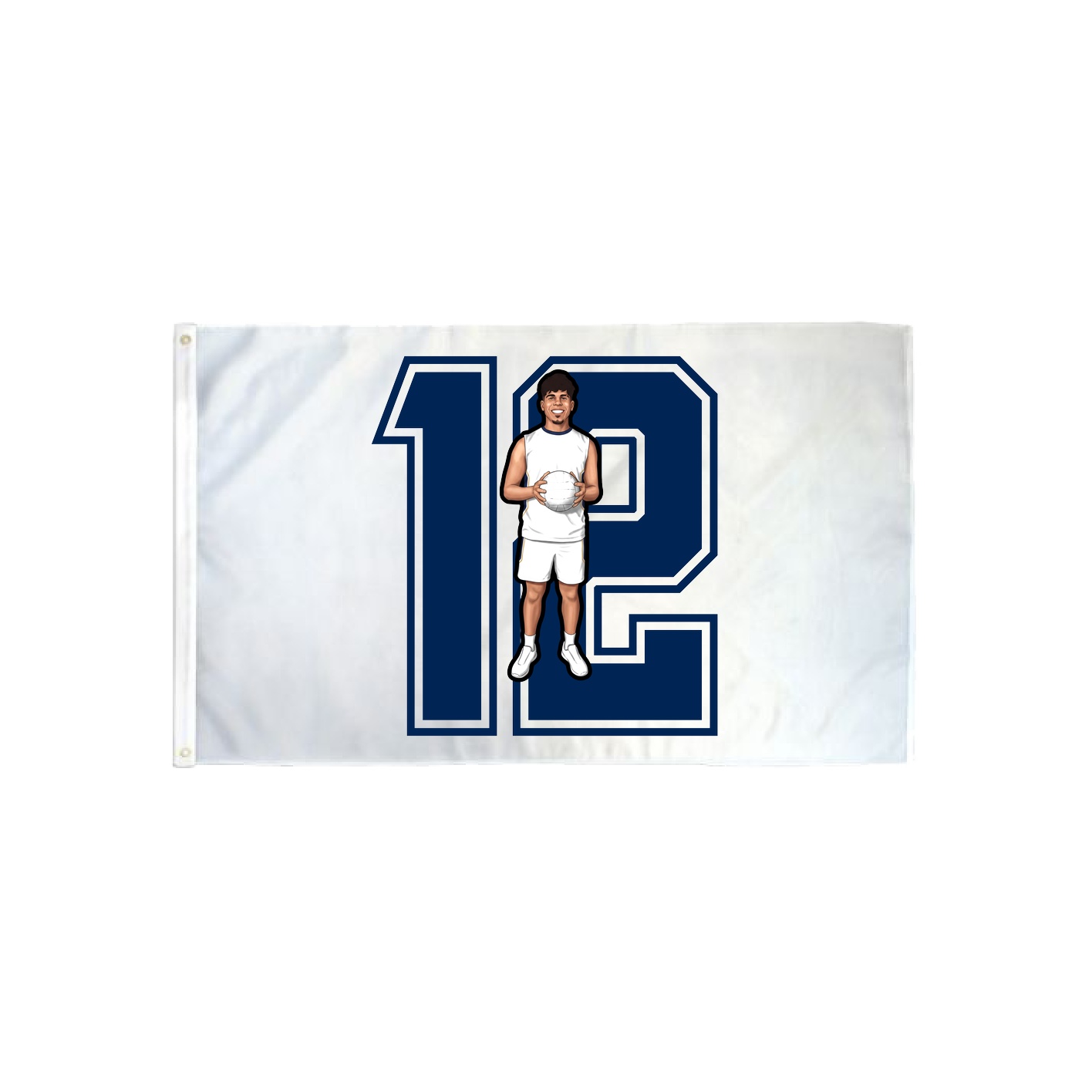 3x5 Flag — Number in Classic