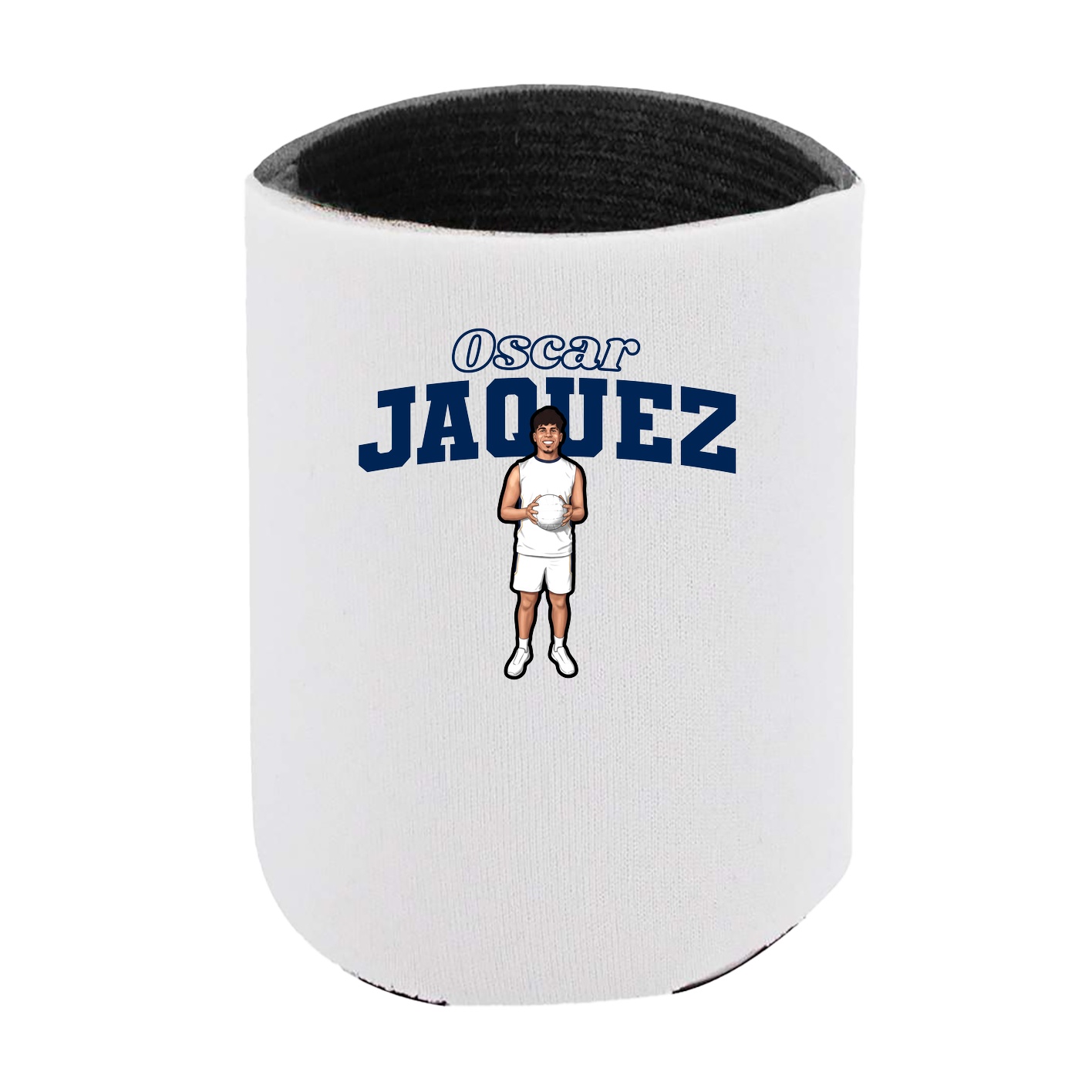 Can Holder — Name Arch in White