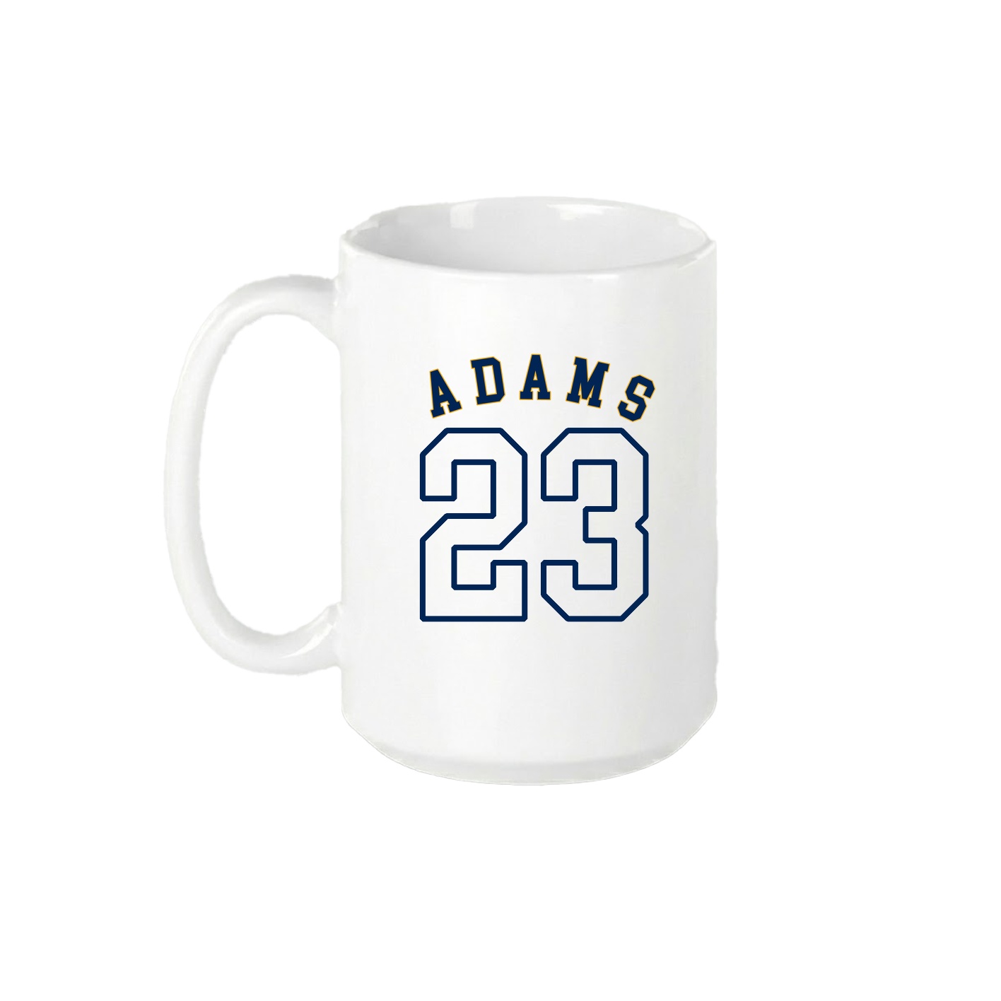 15oz Coffee Mug — Shirsey Arch in White