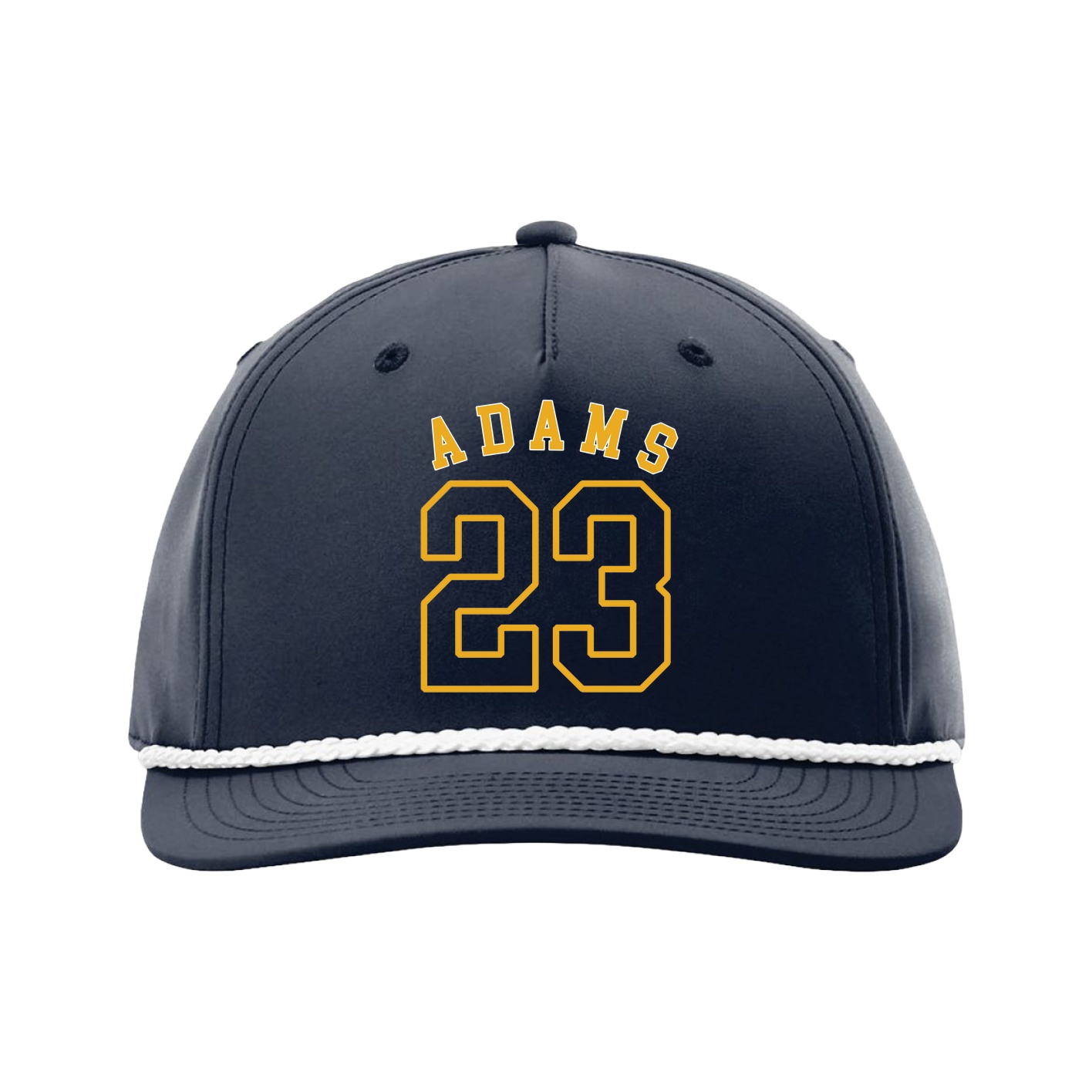 Five-Panel Classic Rope Cap — Shirsey Arch in Navy