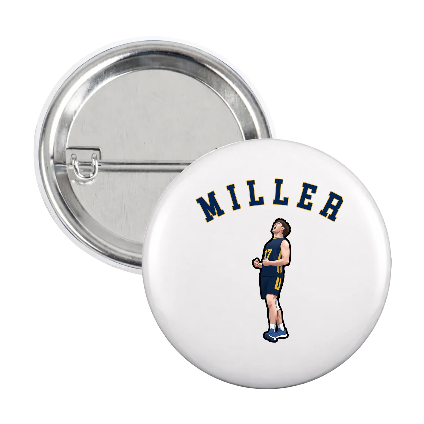 Game Day Button — Shirsey Arch in White