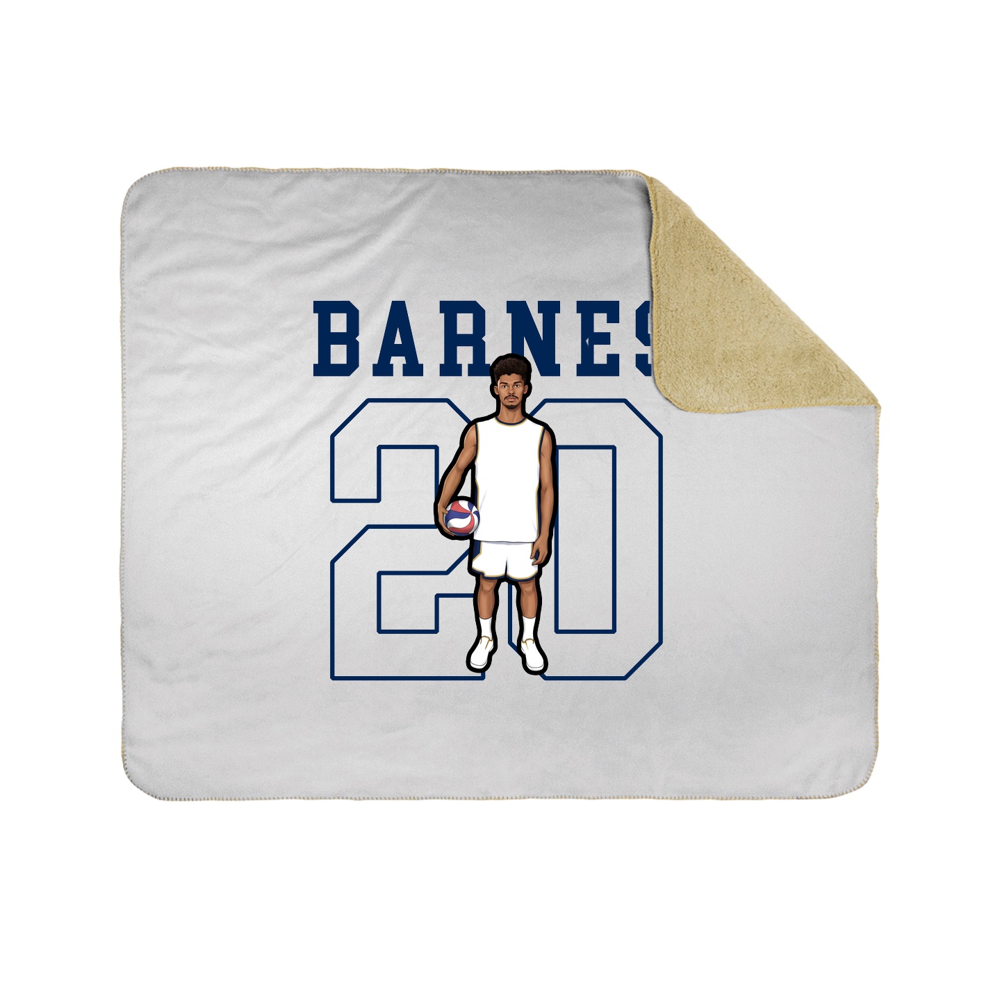 Throw Blanket — Shirsey in White