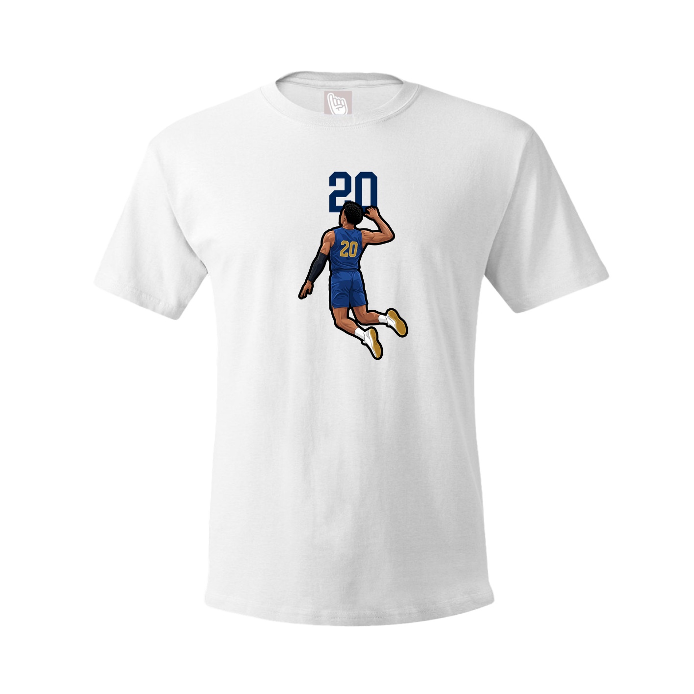 Tee — Number Top in White