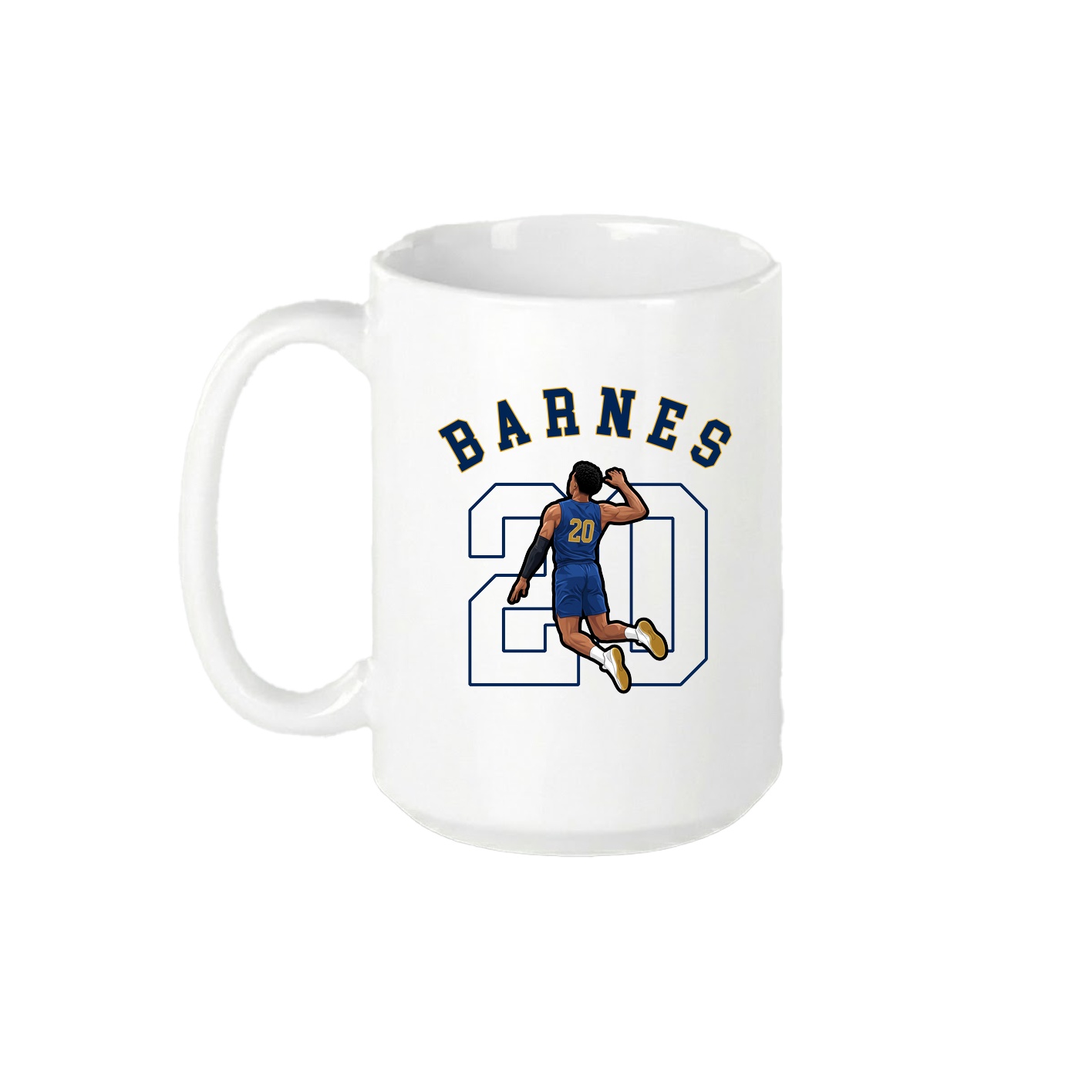 15oz Coffee Mug — Shirsey Arch in White