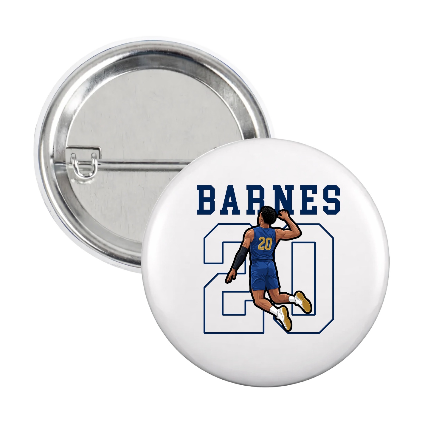 Game Day Button — Shirsey in White