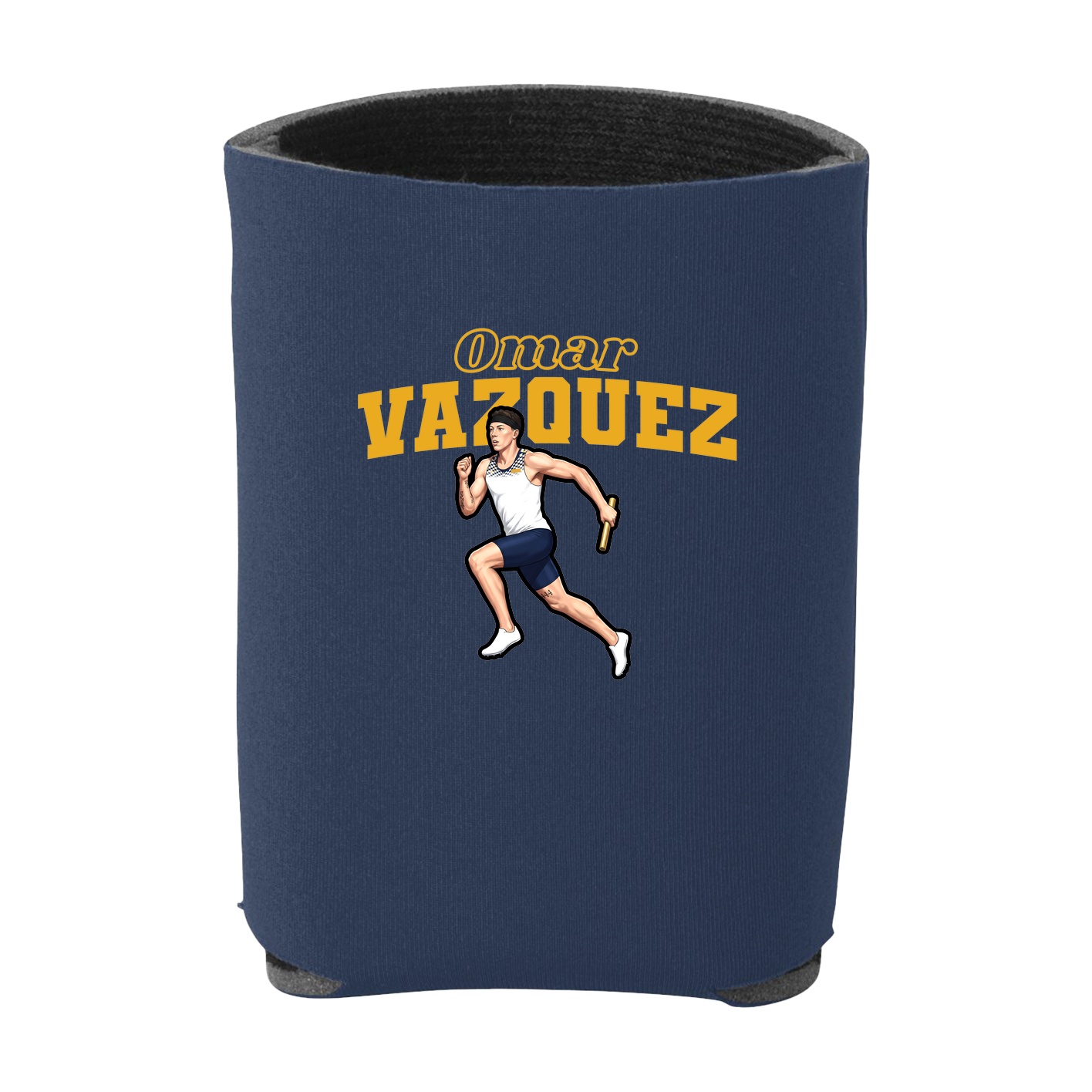 Can Holder — Name Arch in Navy