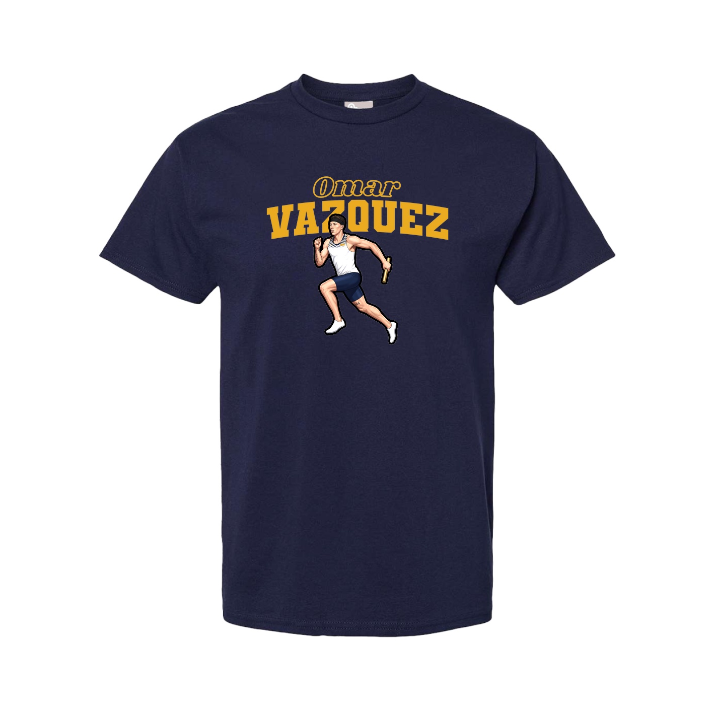 Youth Tee — Name Arch in Navy