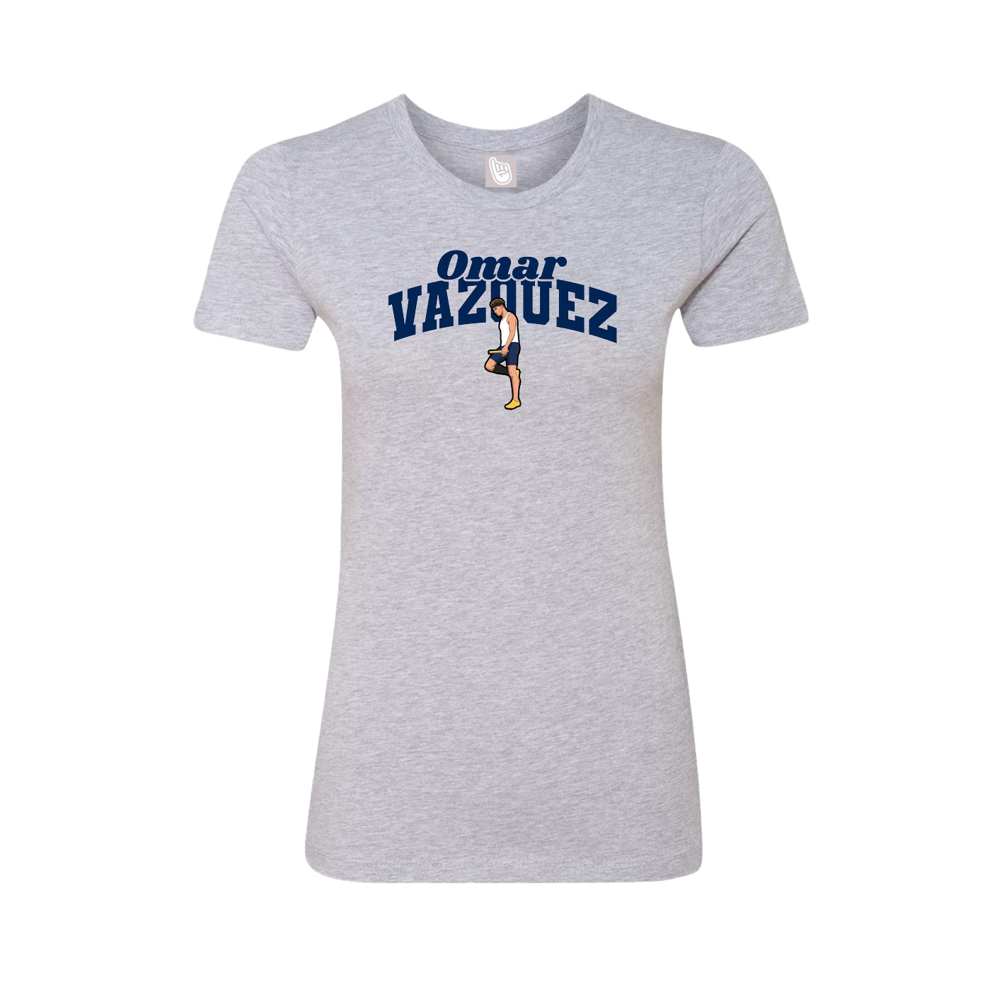 Womens Tee — Signature Arch in Grey