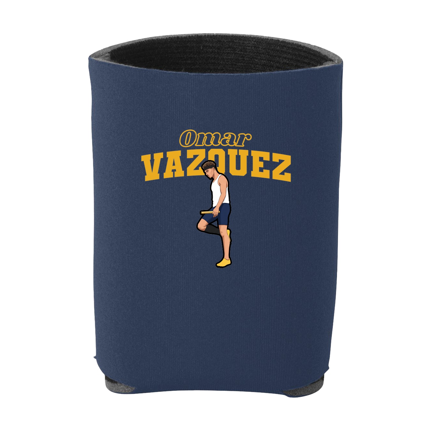 Can Holder — Name Arch in Navy