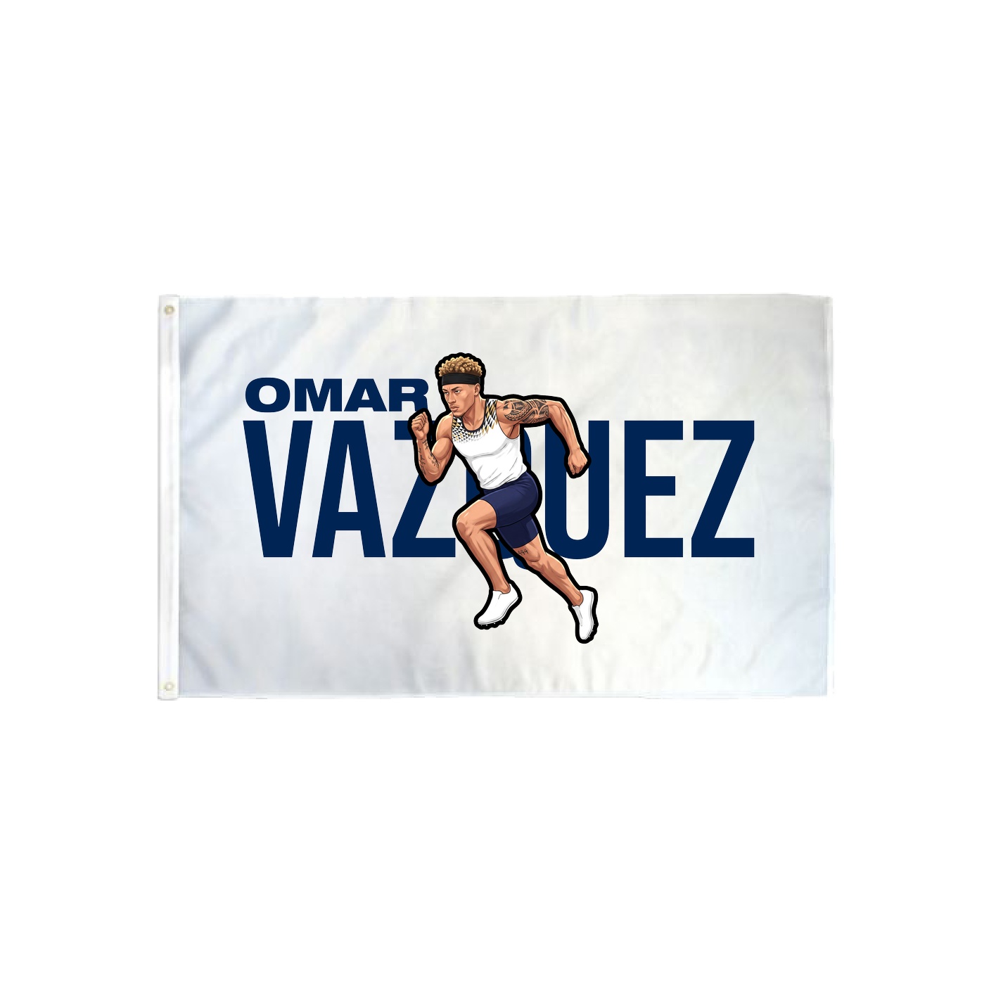 3x5 Flag — Player Name in Classic