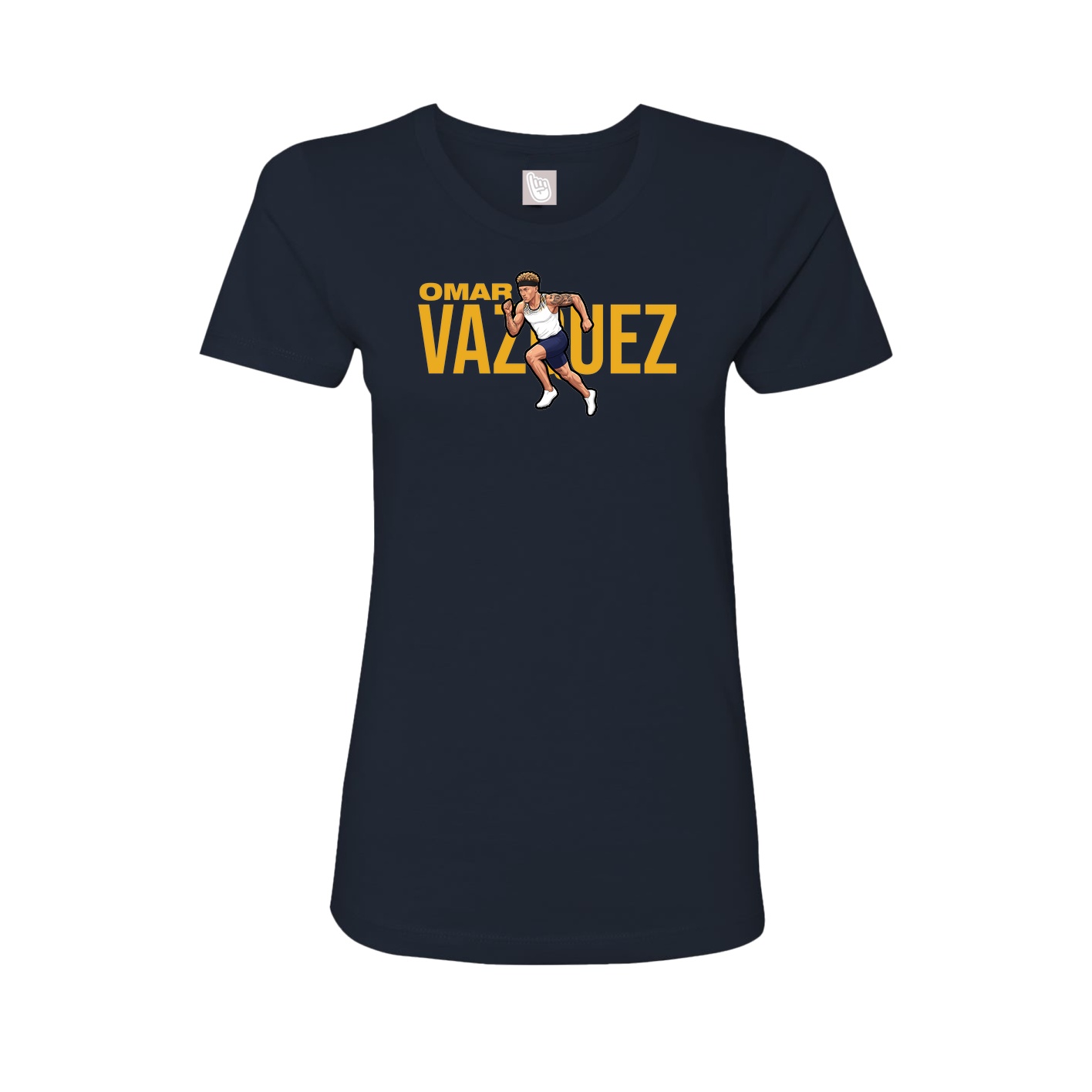 Womens Tee — Player Name in Navy