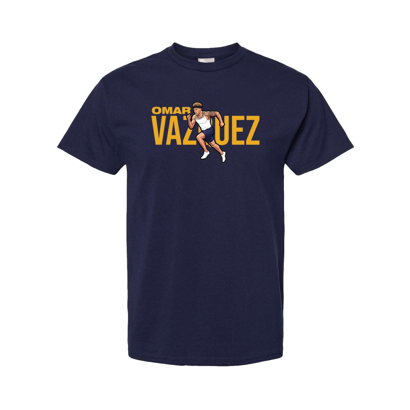 Youth Tee — Player Name in Navy