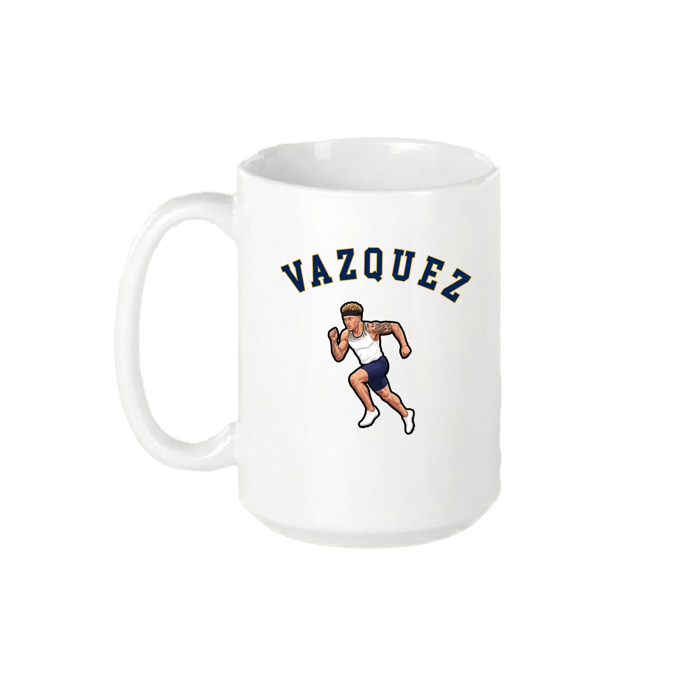 15oz Coffee Mug — Shirsey Arch in White