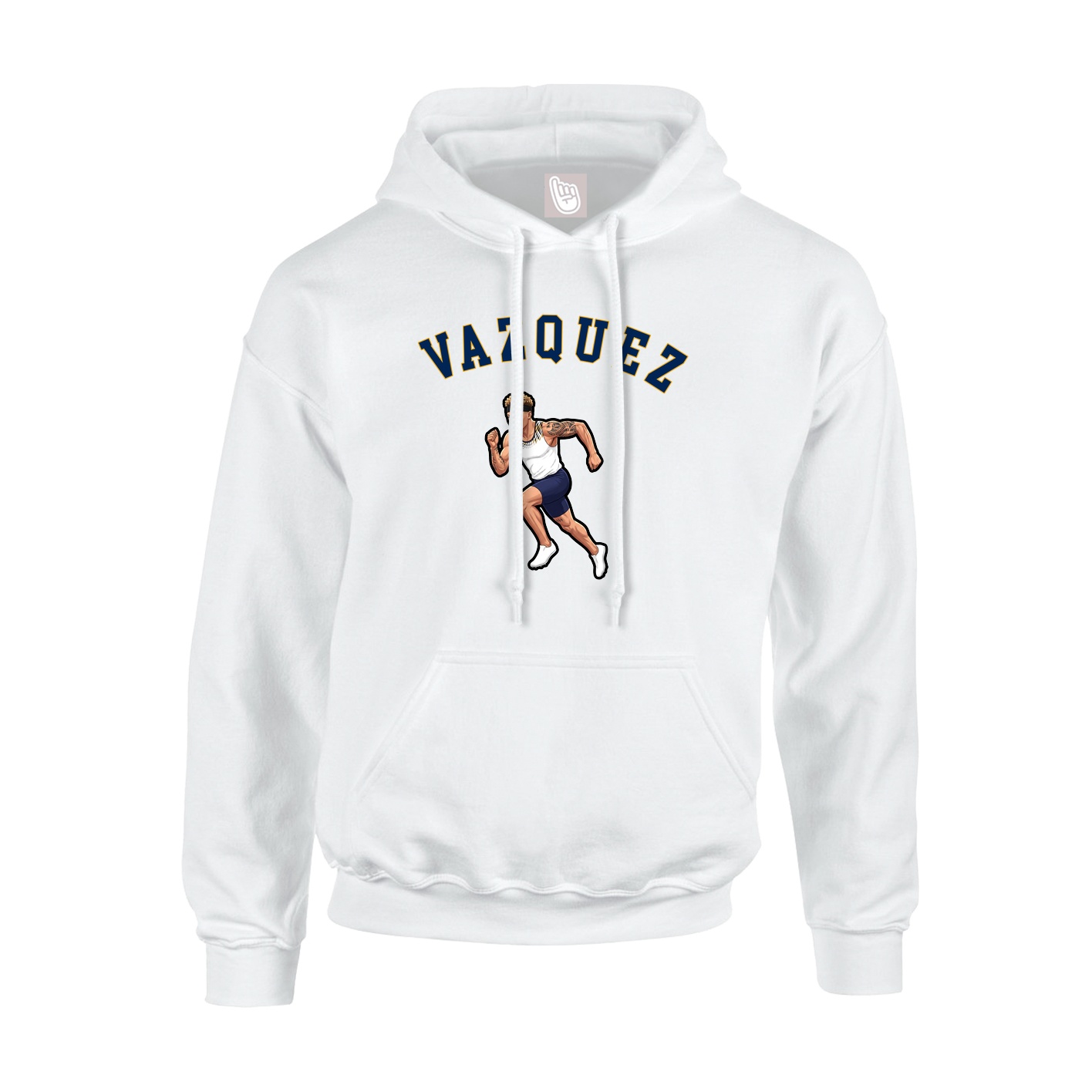 Youth Hoodie — Shirsey Arch in White