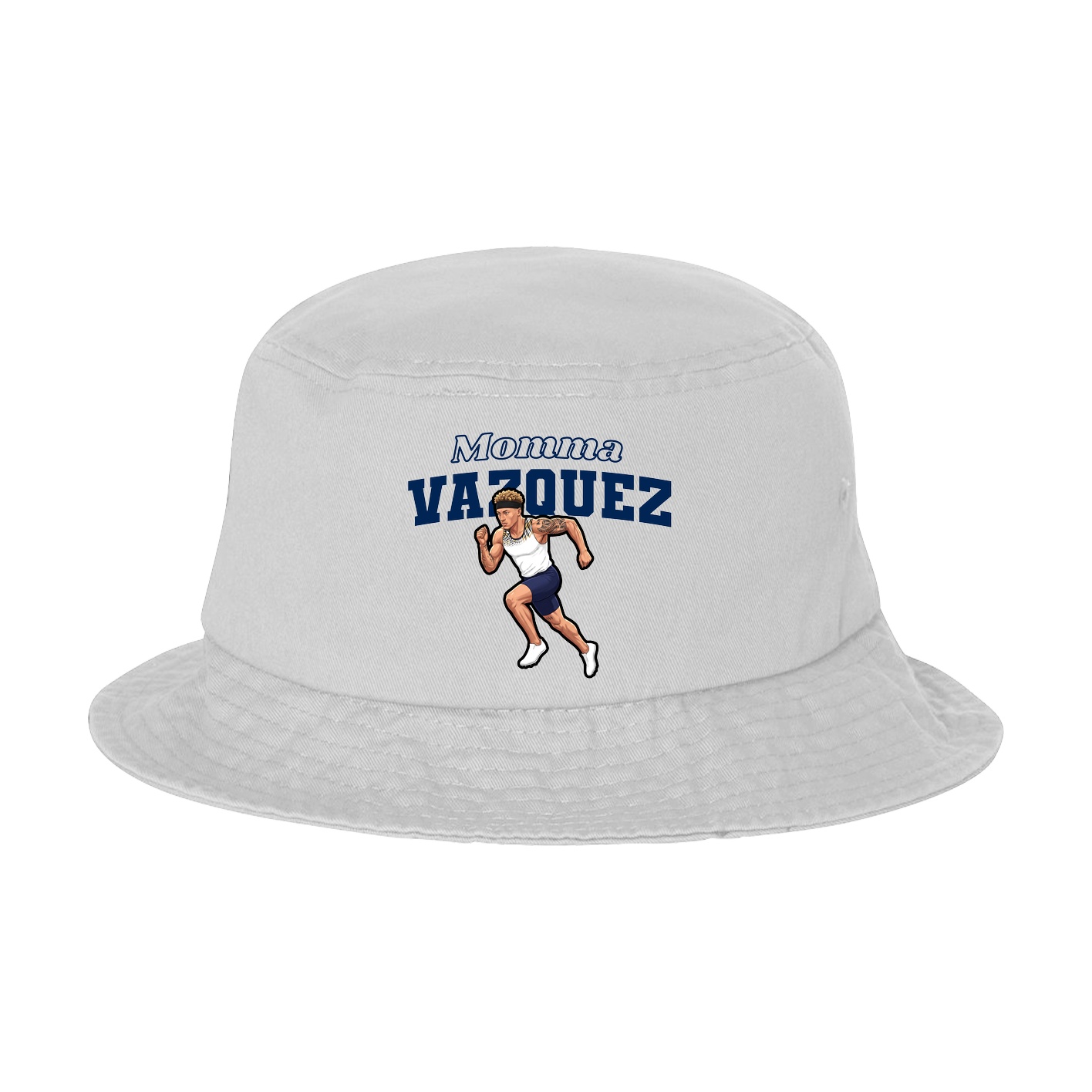 Bucket Cap — Mothers Day Block in White