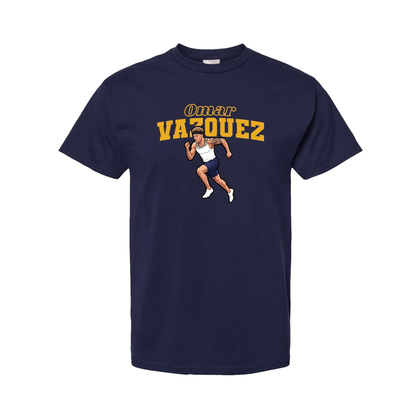 Youth Tee — Name Arch in Navy