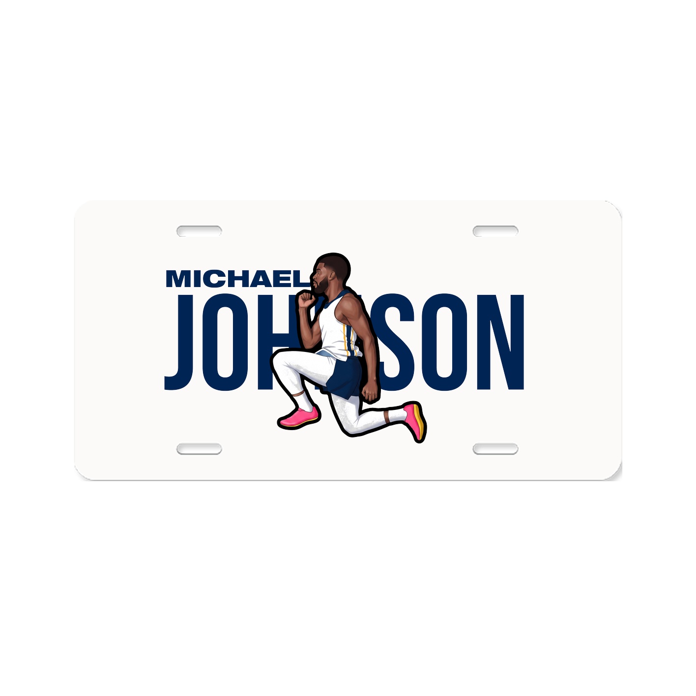 License Plate — Player Name in Classic