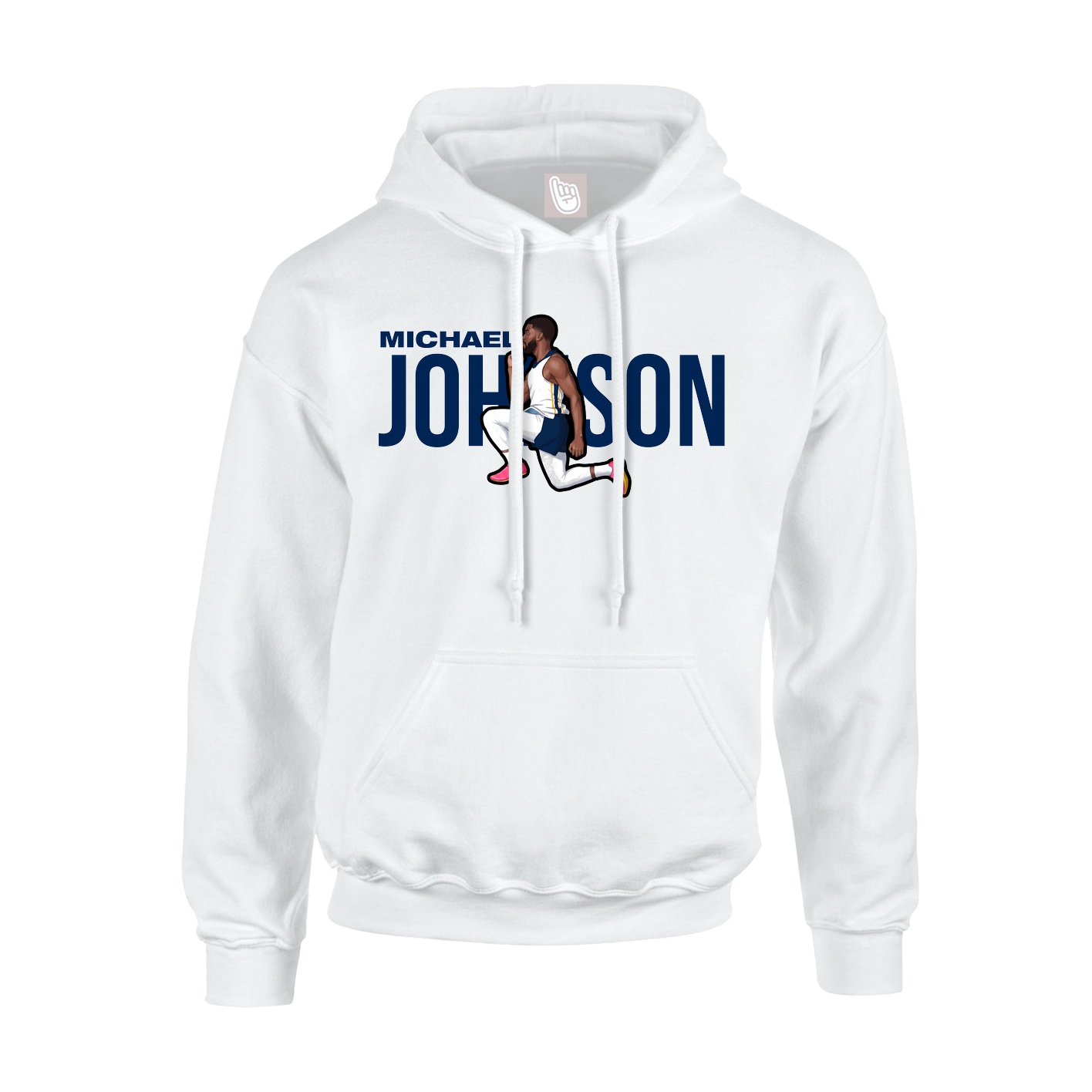 Youth Hoodie — Player Name in White