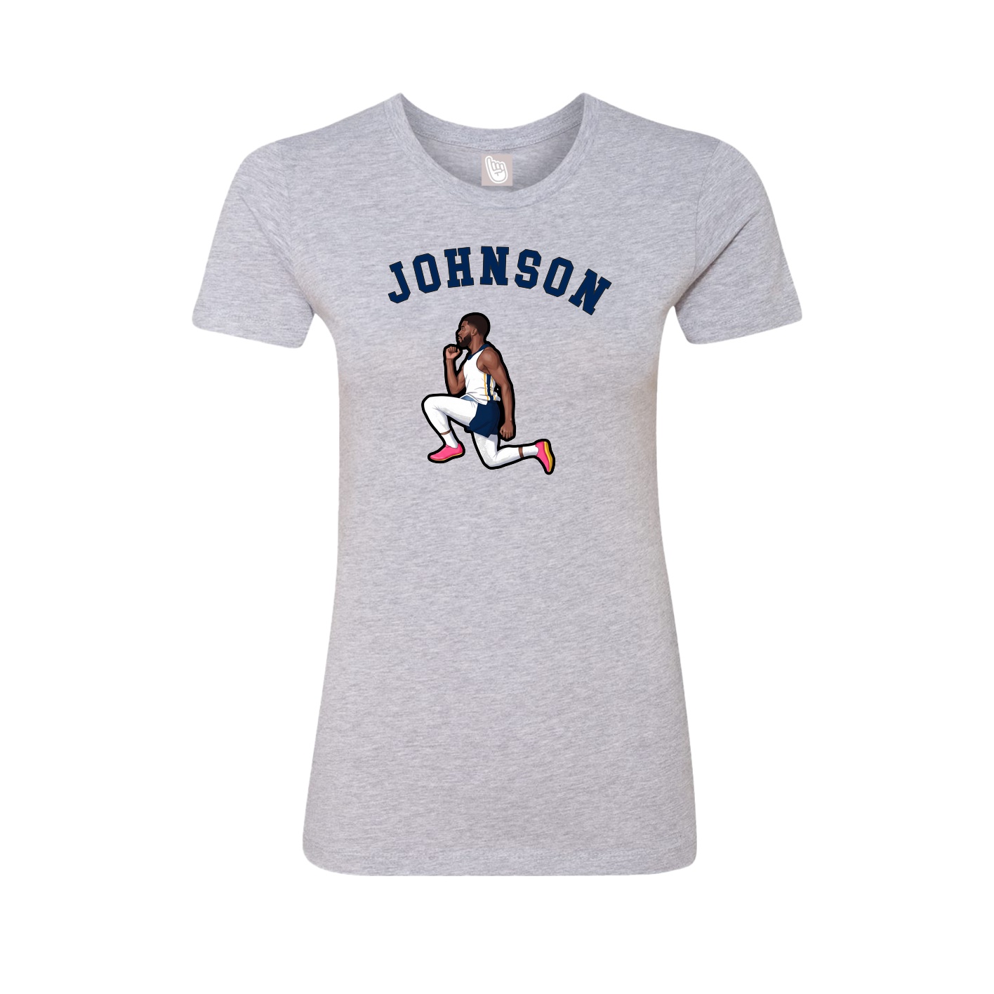 Fitted Women's Tee — Shirsey Arch in Grey