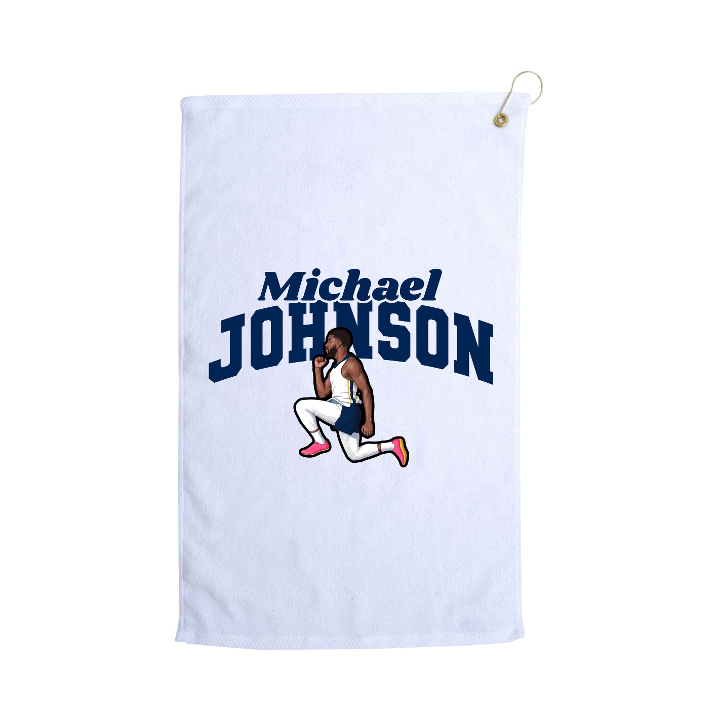 Golf Towel — Signature Arch in White