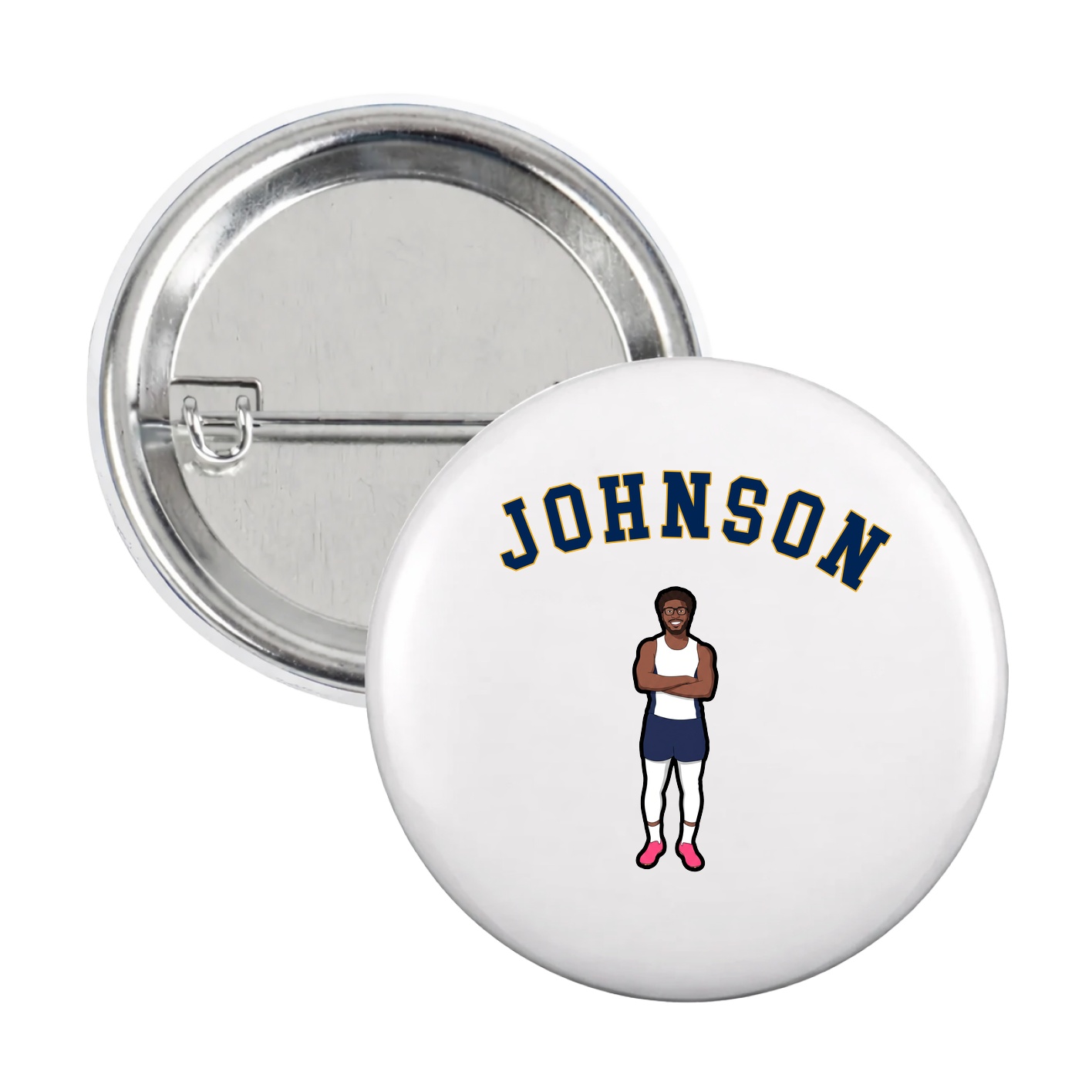 Game Day Button — Shirsey Arch in White