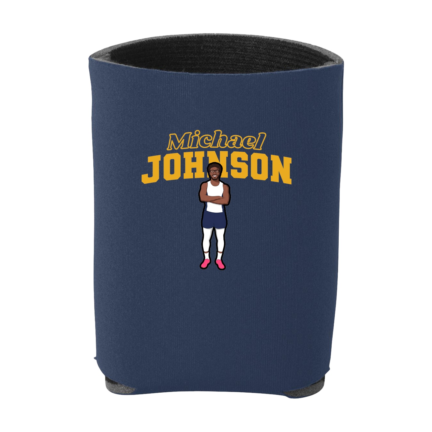 Can Holder — Name Arch in Navy