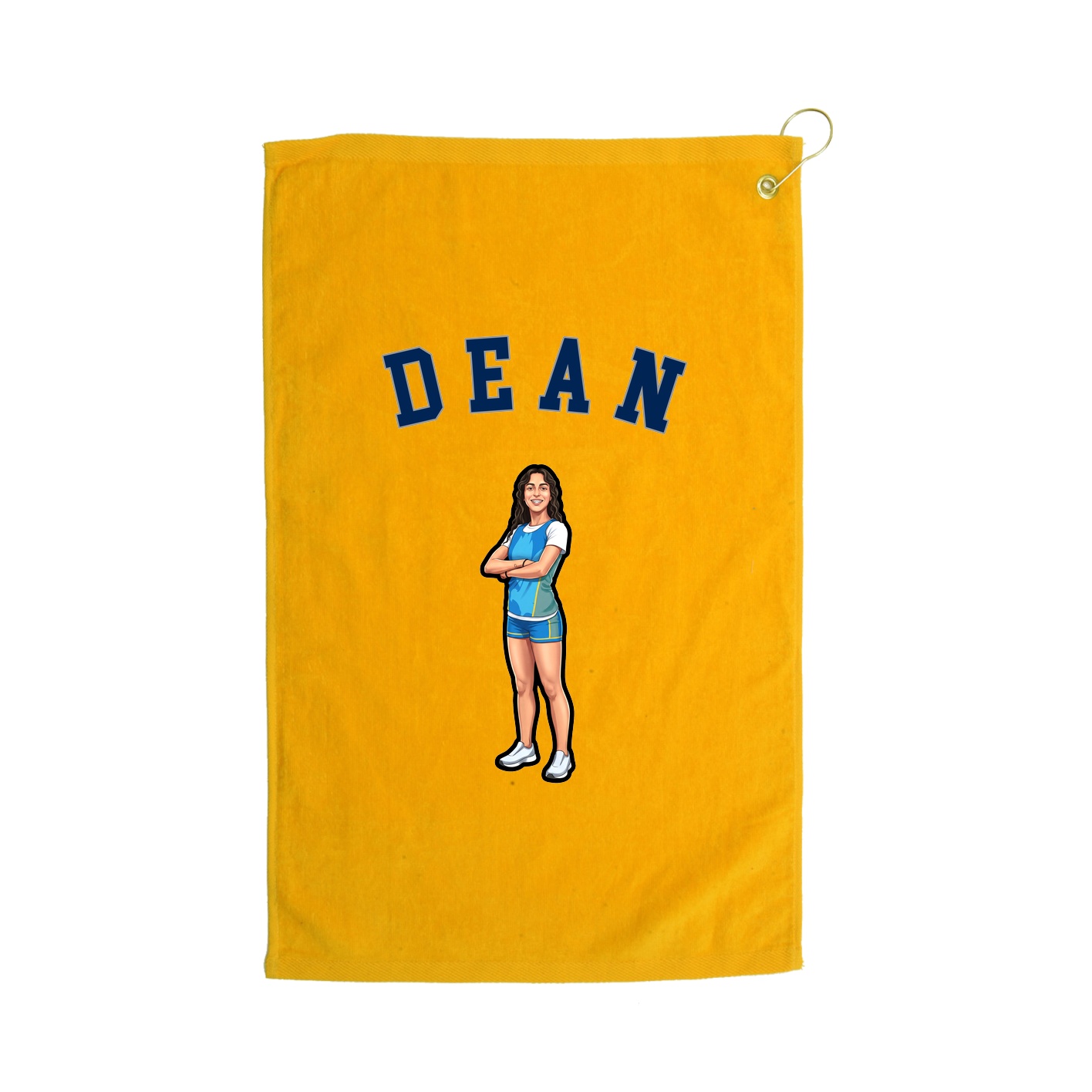 Golf Towel — Shirsey Arch in Gold