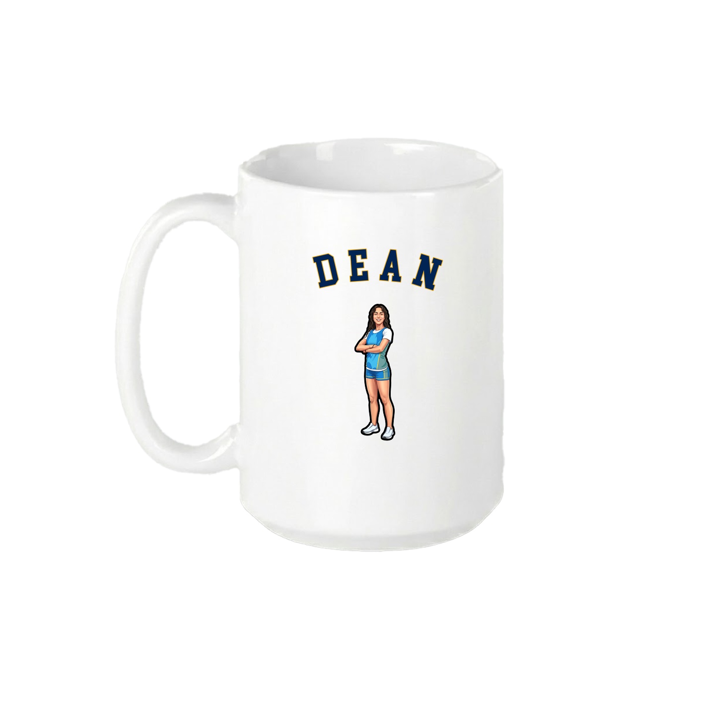 15oz Coffee Mug — Shirsey Arch in White