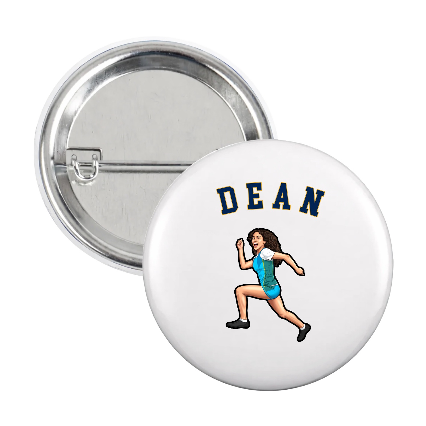 Game Day Button — Shirsey Arch in White