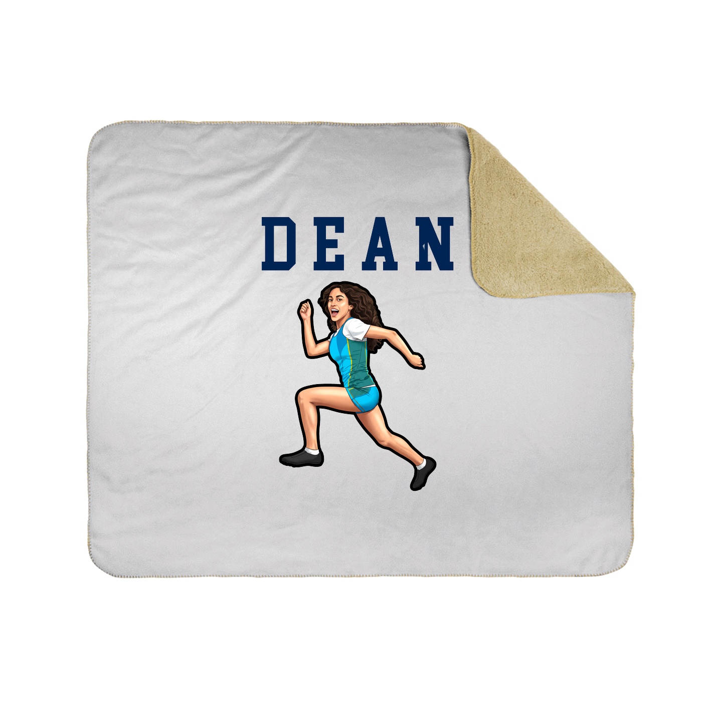 Throw Blanket — Shirsey in White