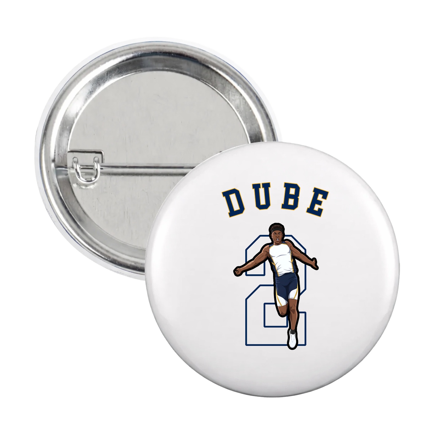 Game Day Button — Shirsey Arch in White