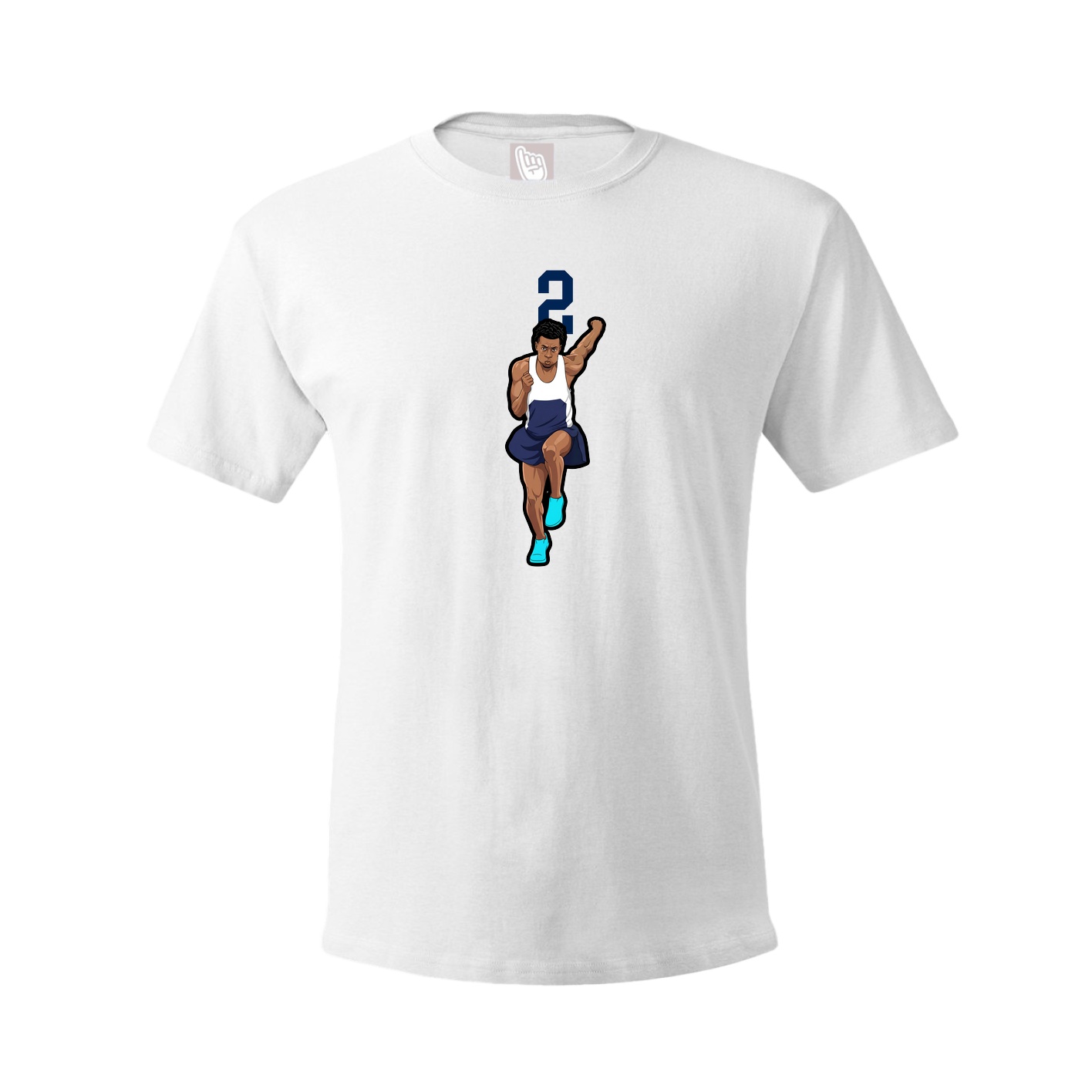 Tee — Number Top in White