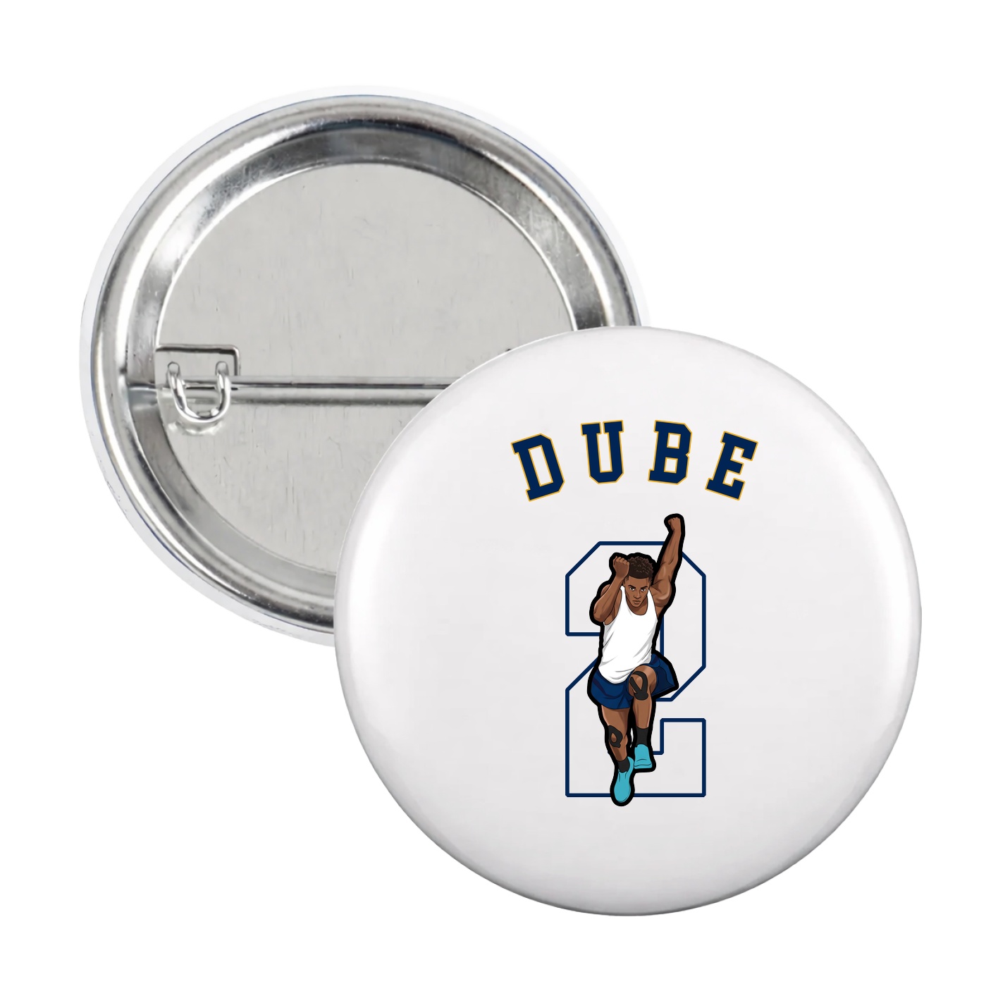 Game Day Button — Shirsey Arch in White