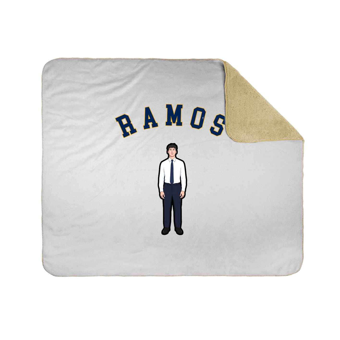 Throw Blanket — Shirsey Arch in White